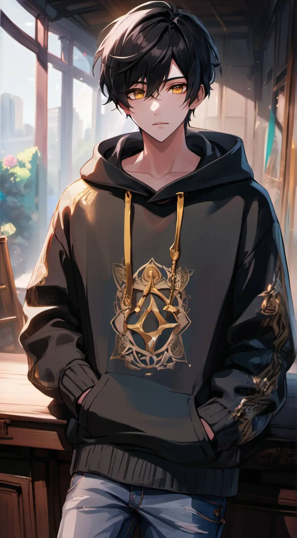 ai character: noah background