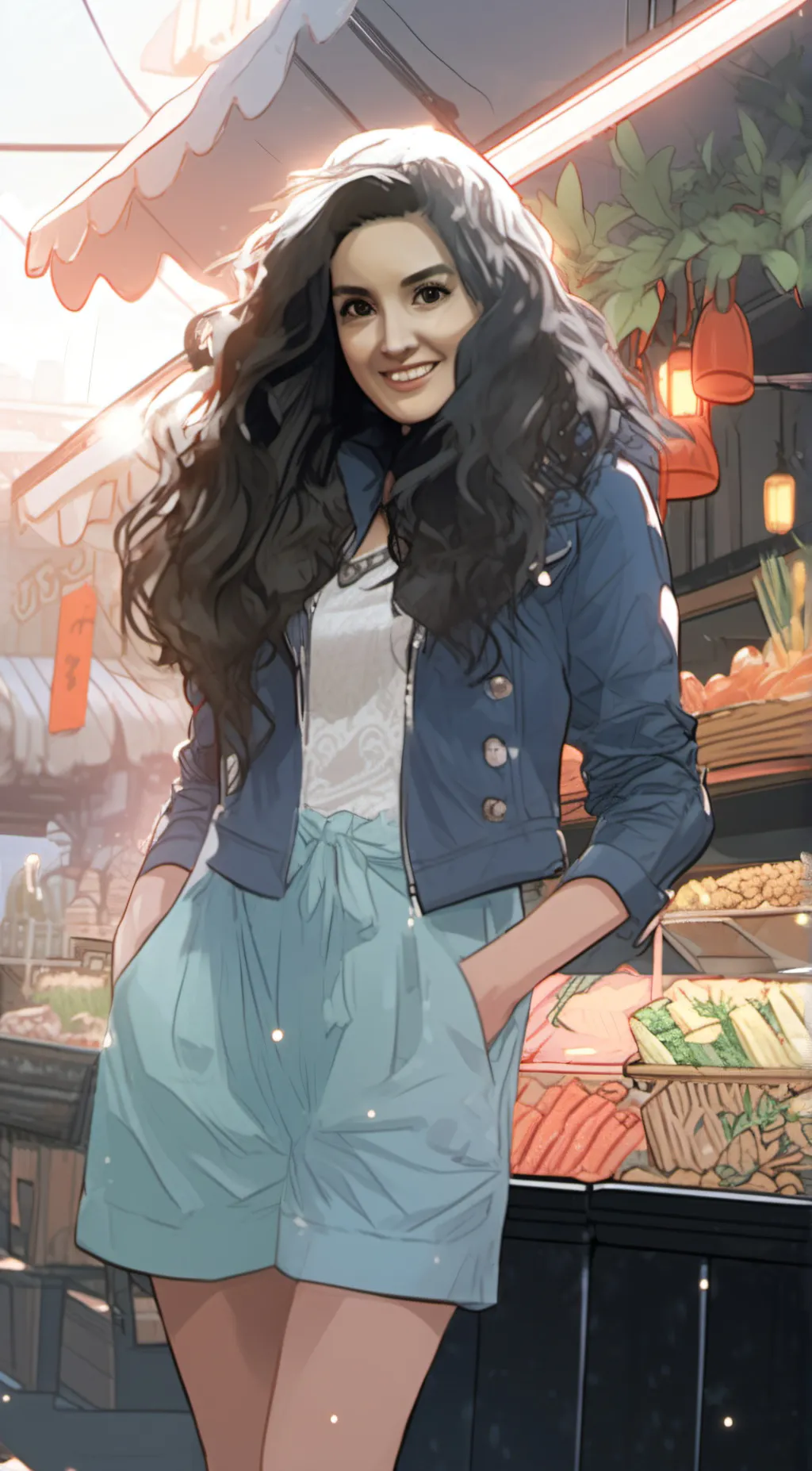 ai character: Mandana  background