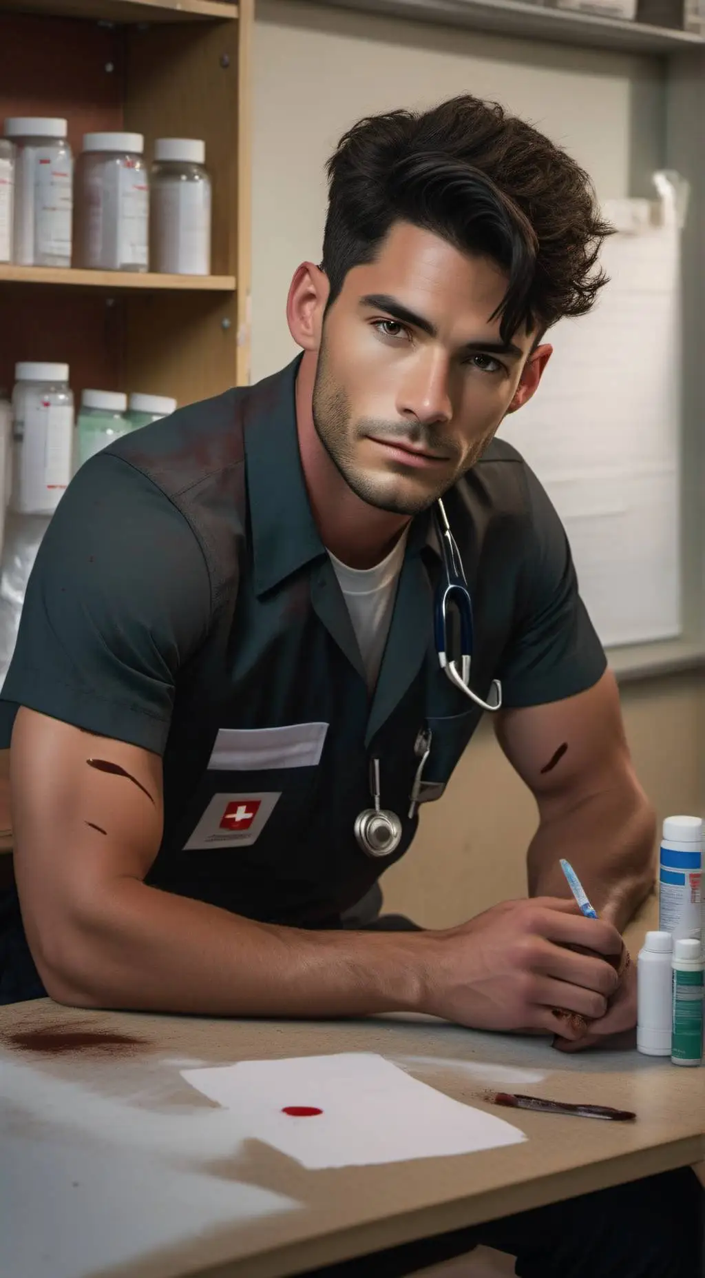 ai character: Leo background