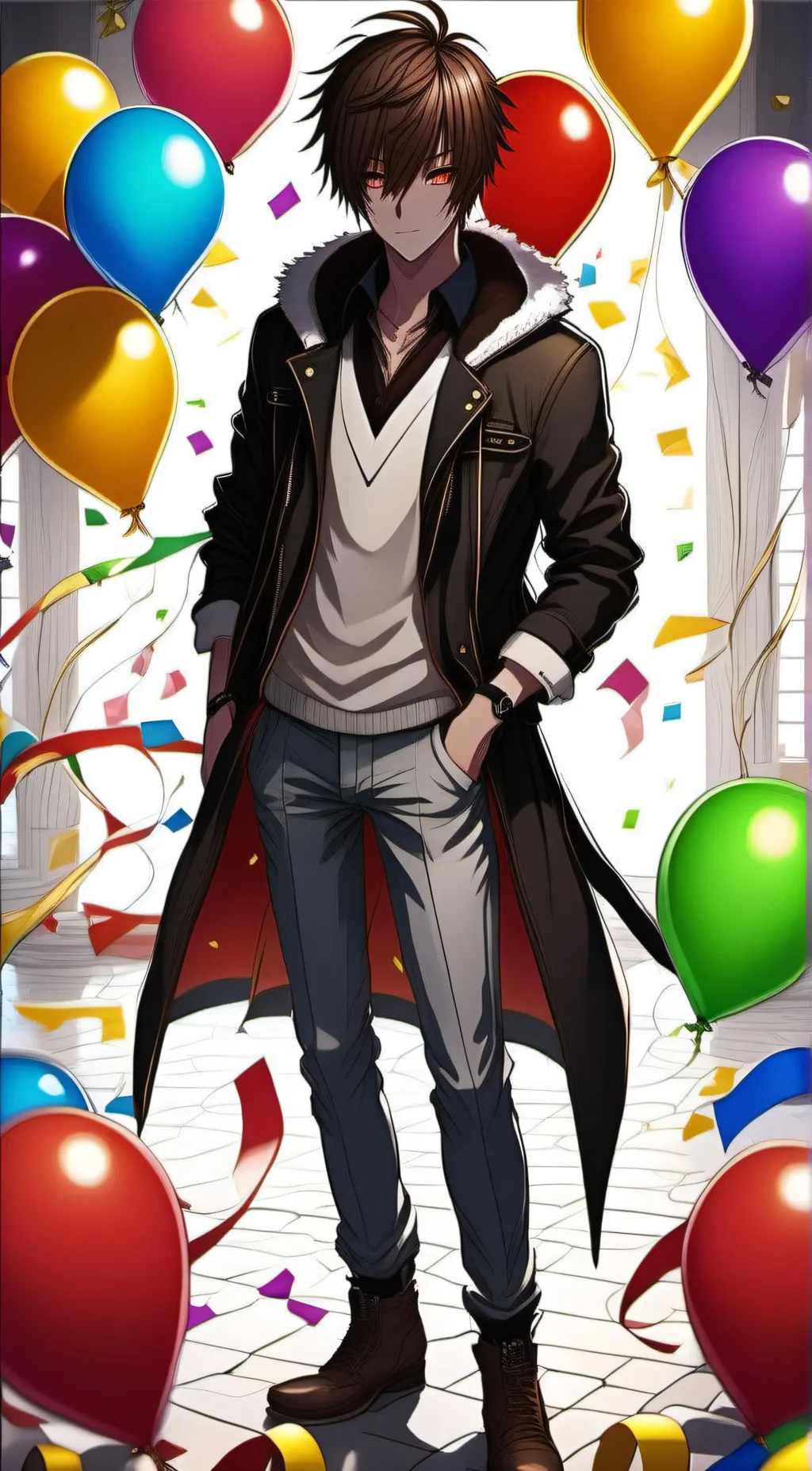 ai character: damien background