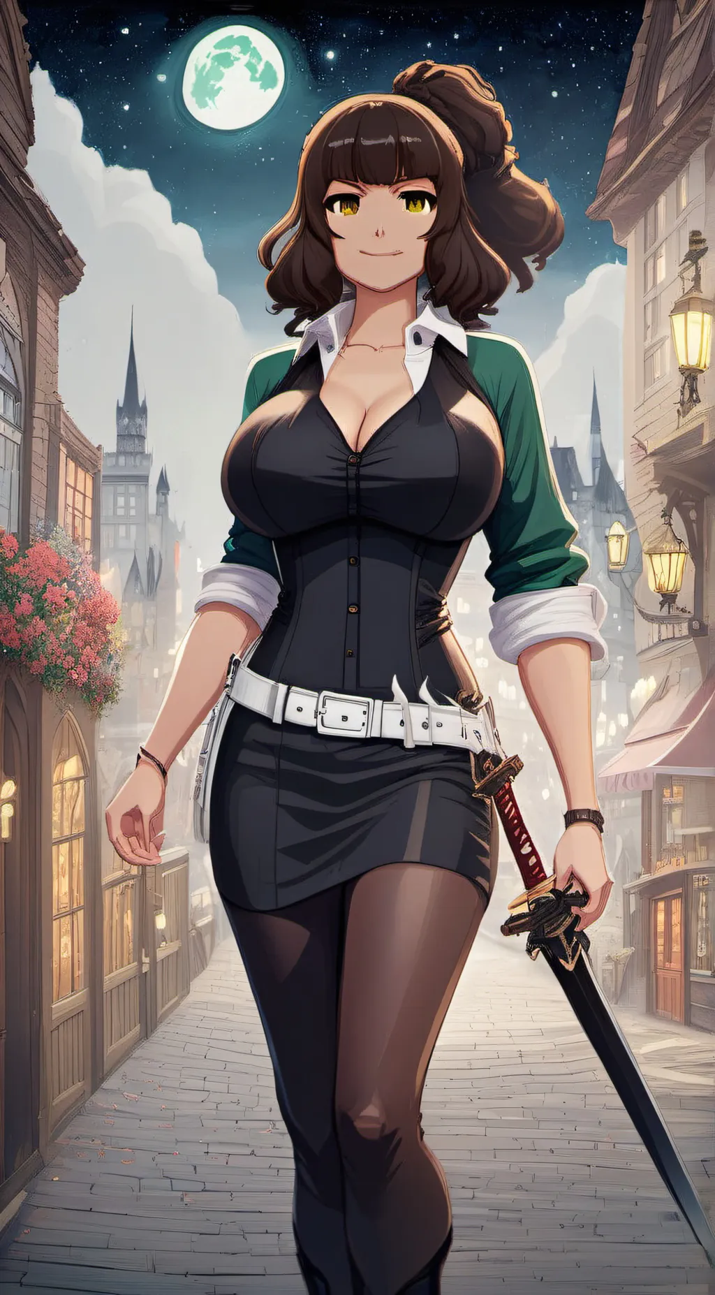 ai character: Melody background