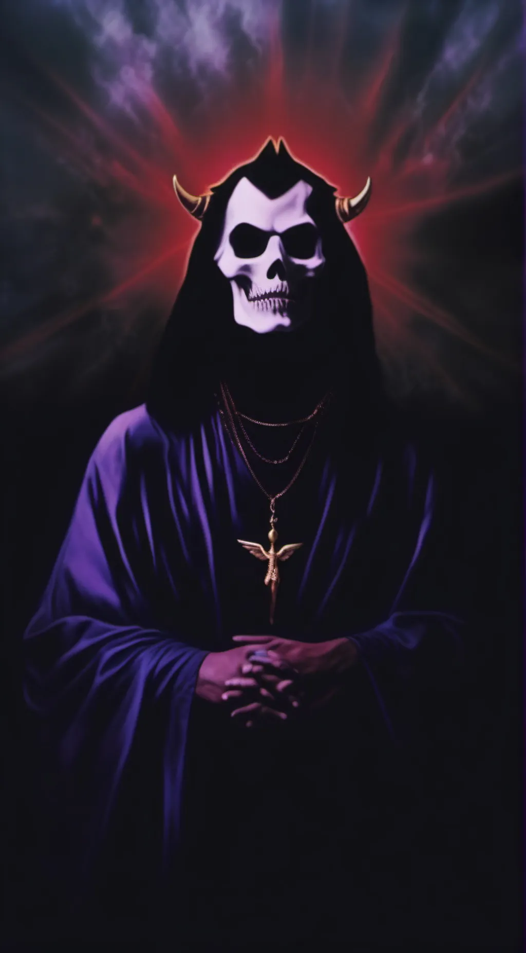 ai character: HEAVEN SAYS background