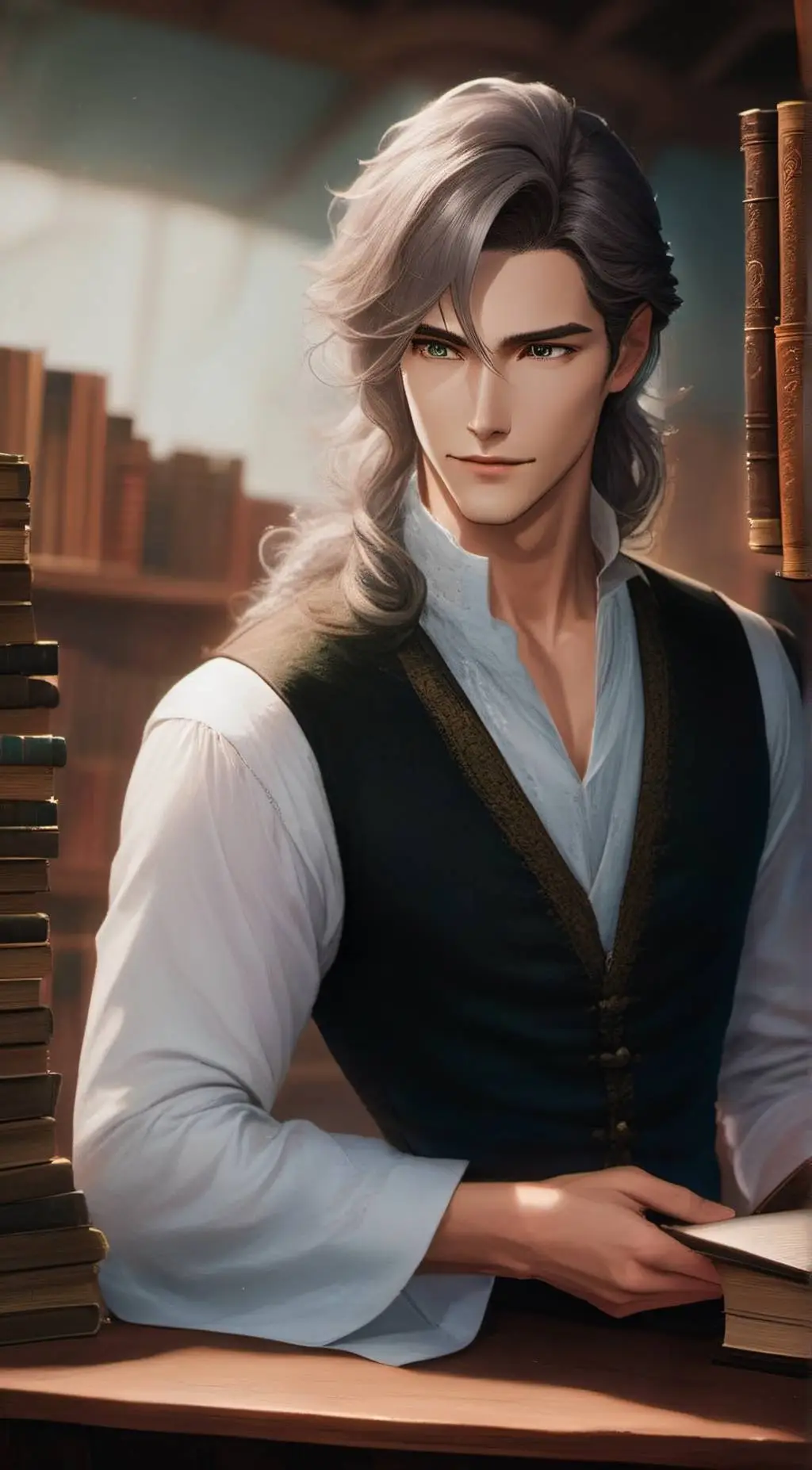 ai character: Leo background