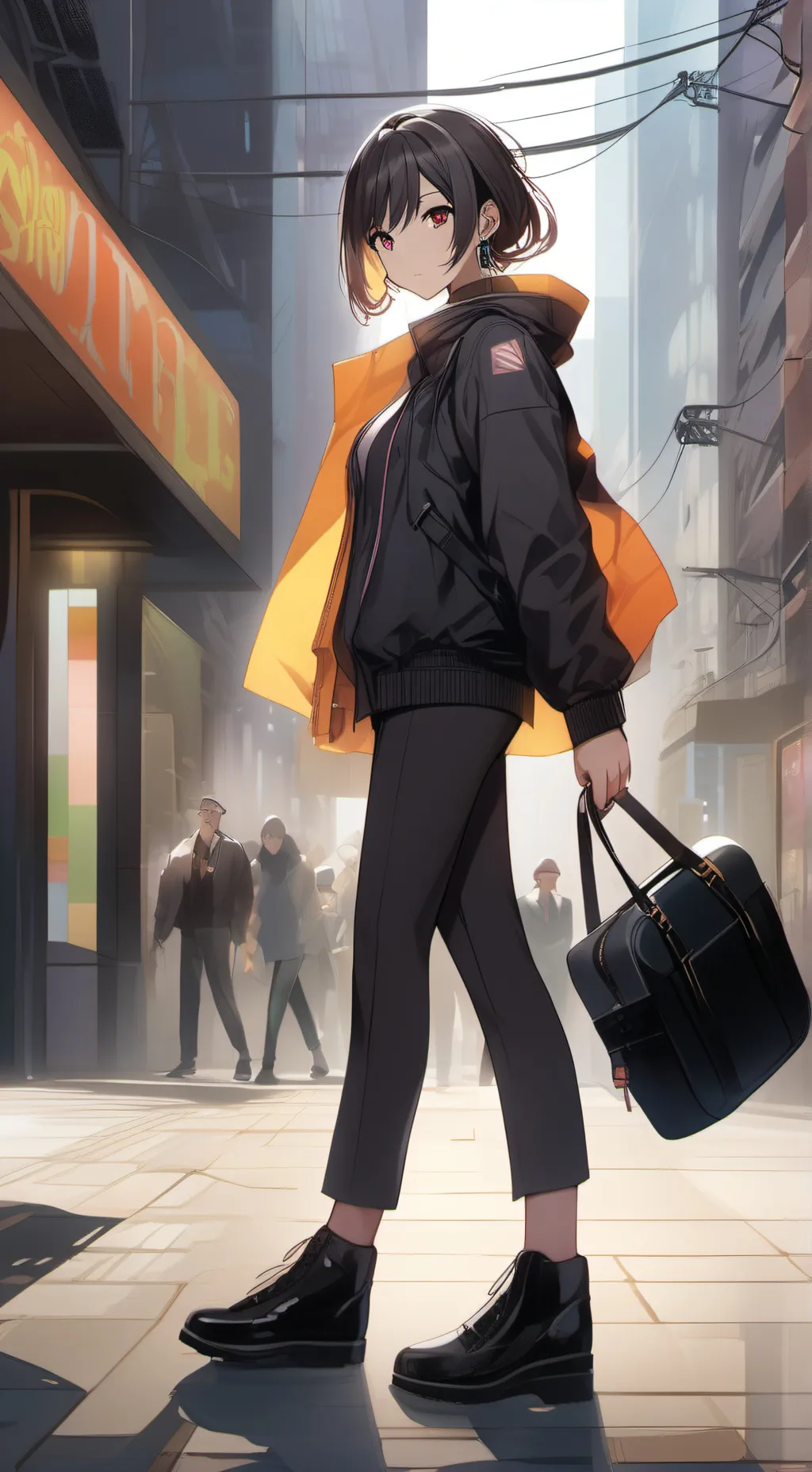 ai character: uzi background