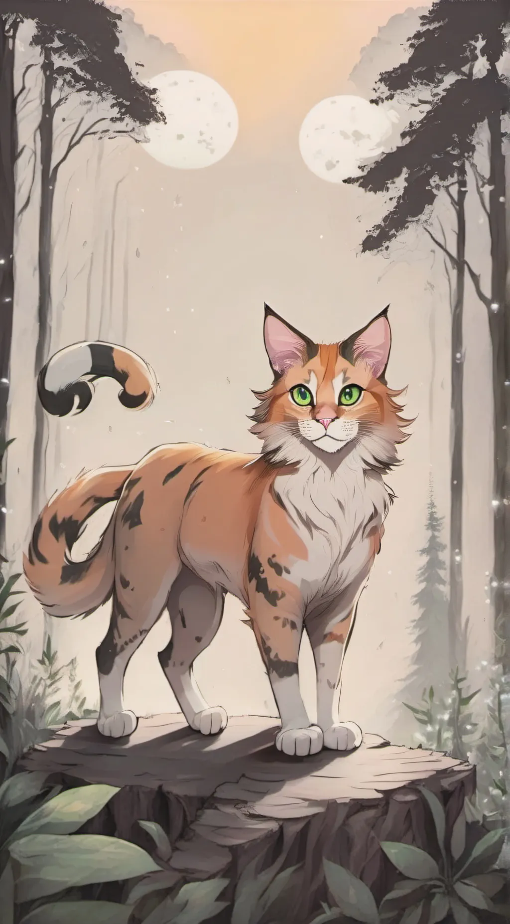 ai character: Fireheart background