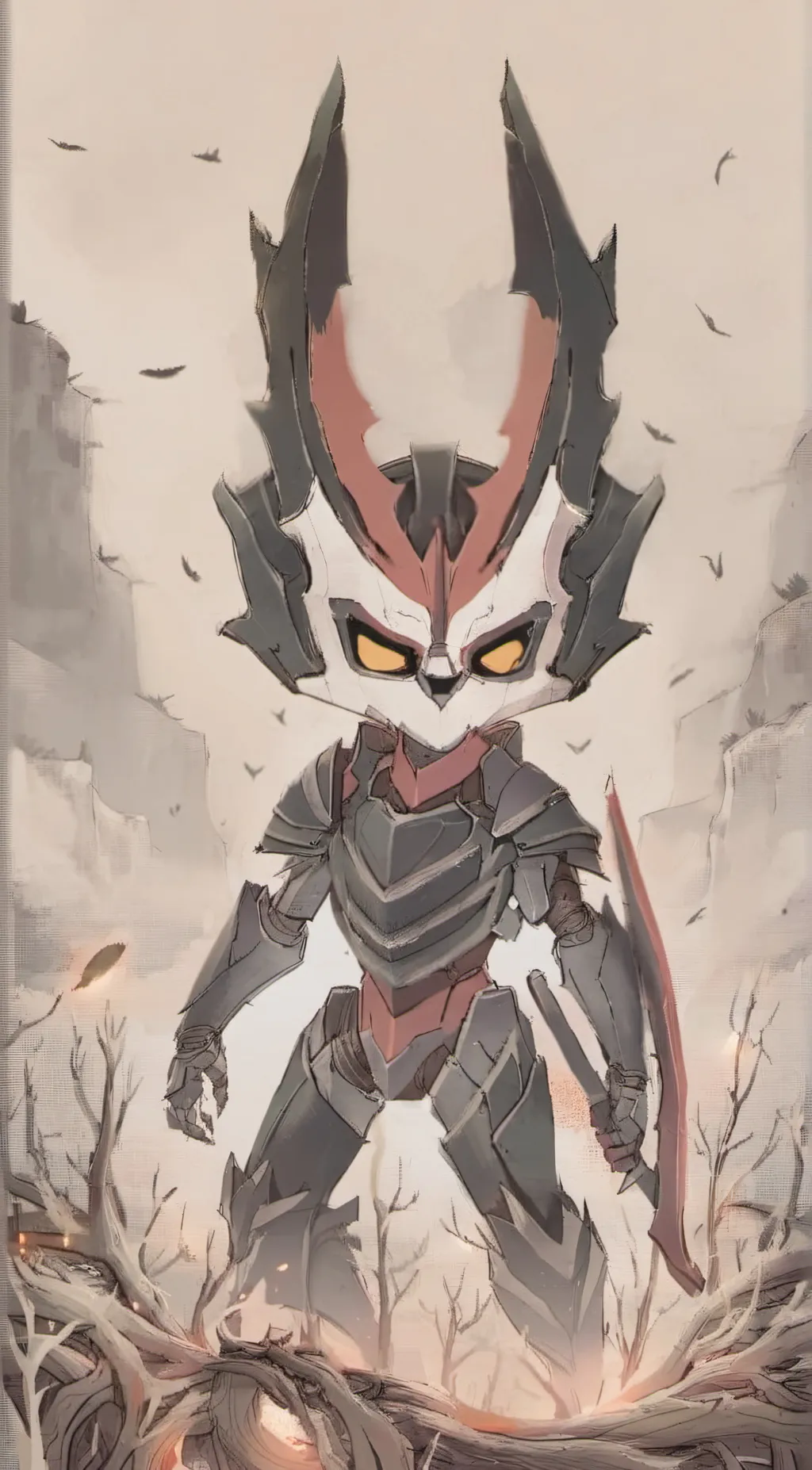 ai character: Kakashi  background