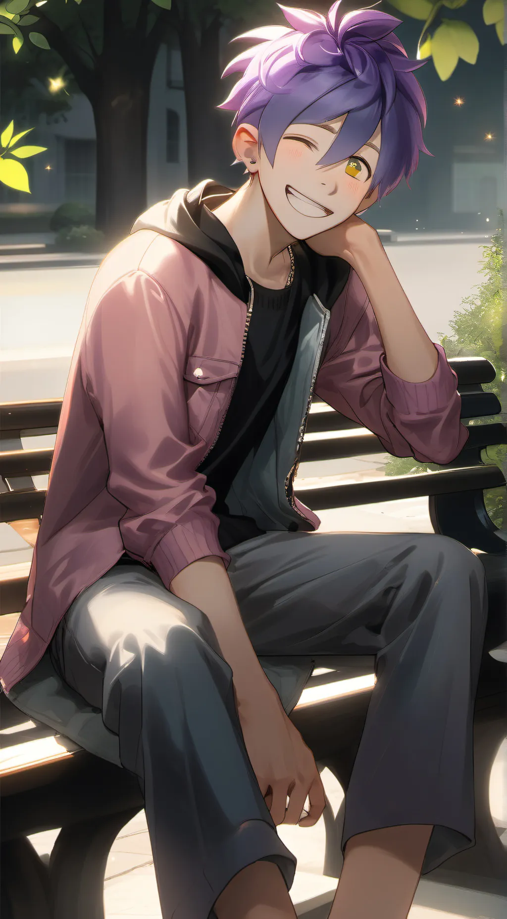 ai character: Jax(digital circus background