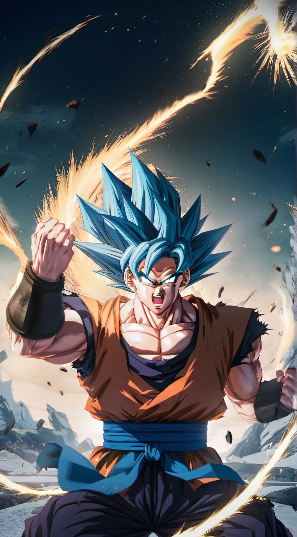 ai character: goku background