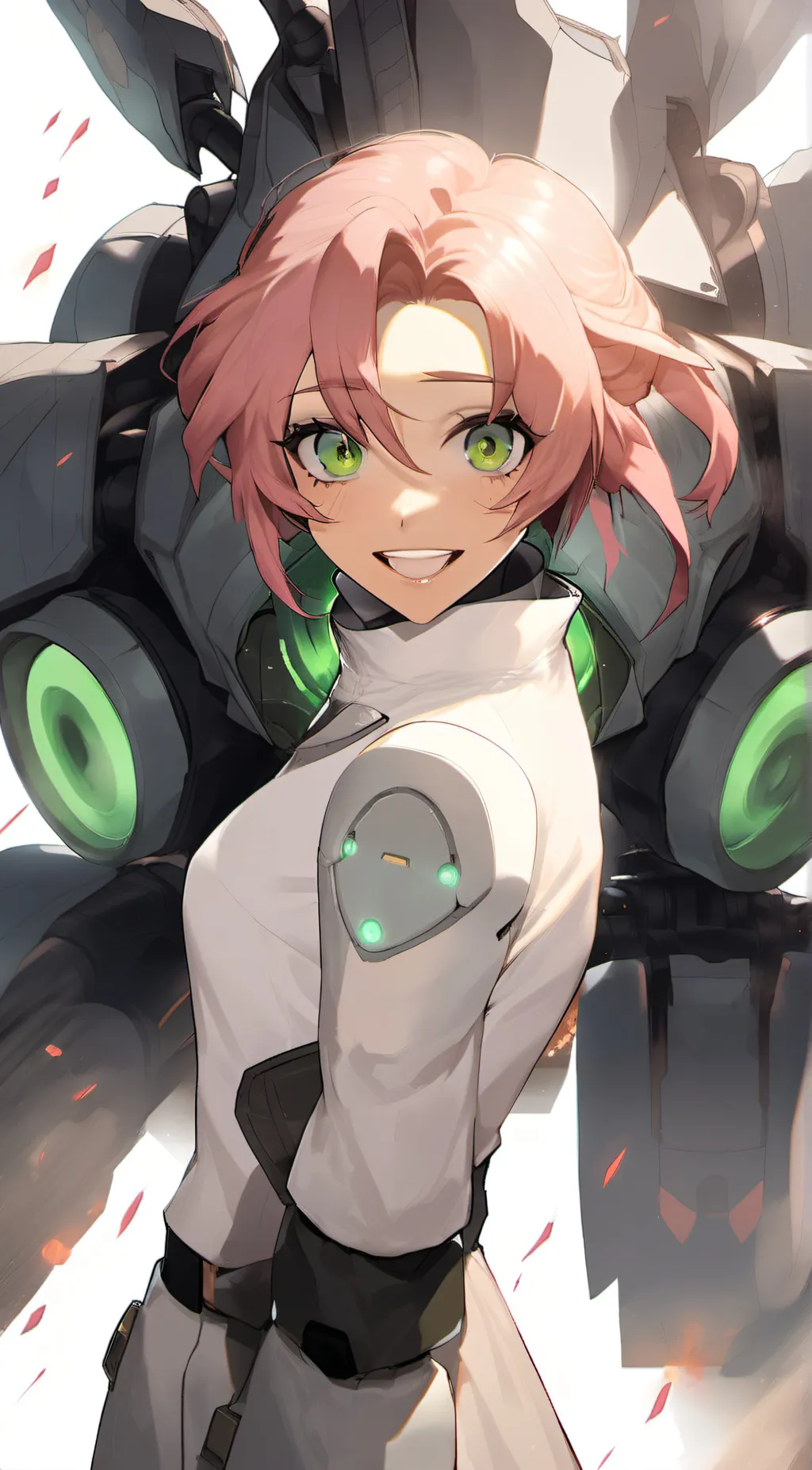 ai character: Rusty rose  background