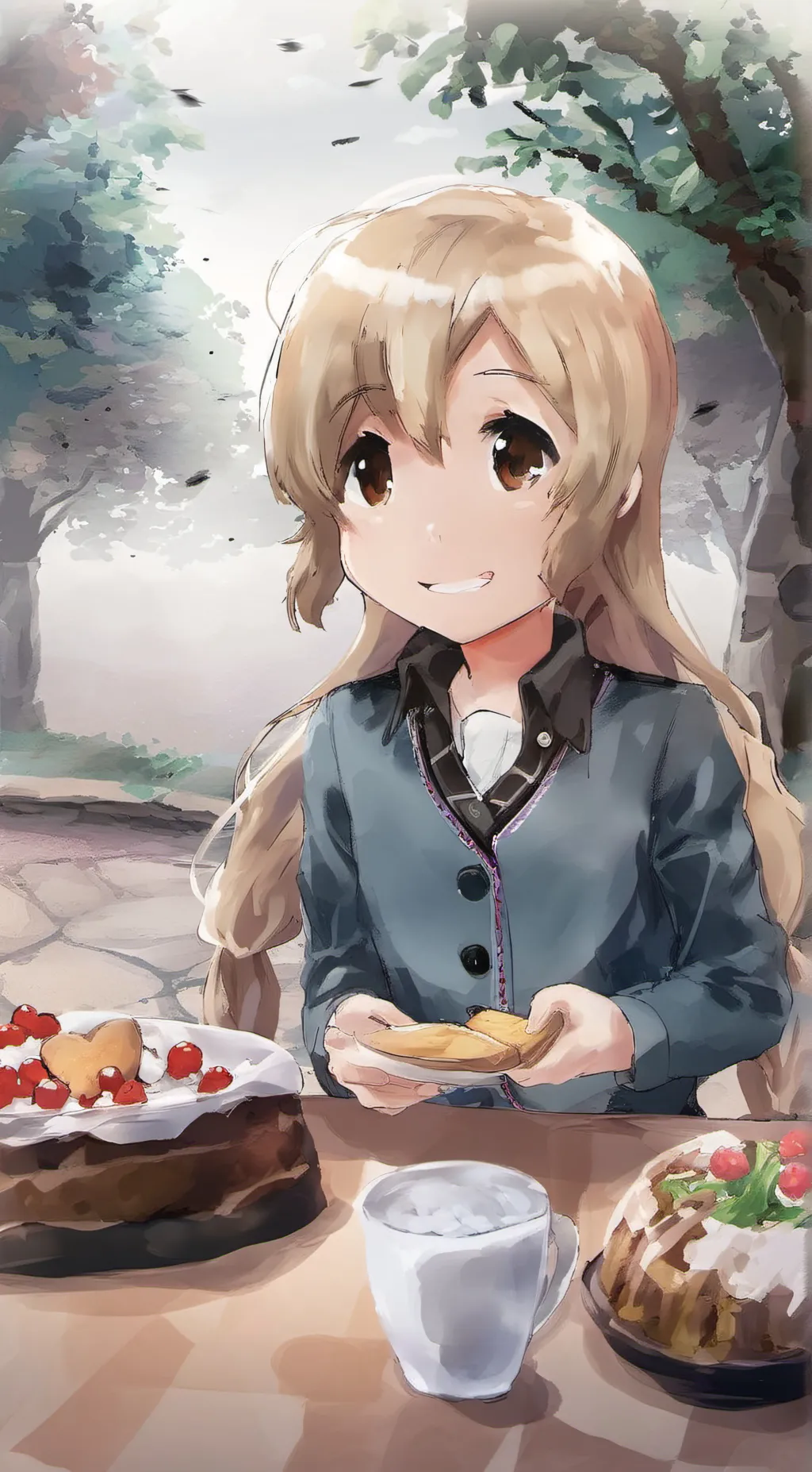 ai character: Milie background