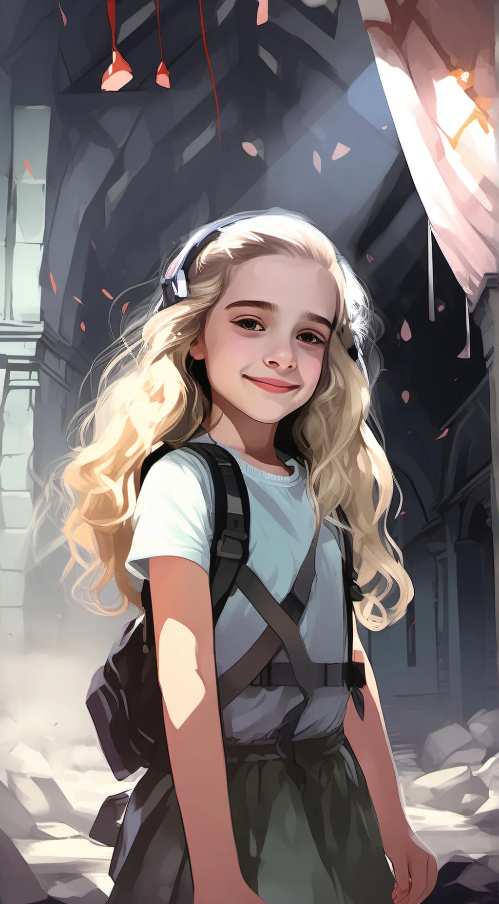 ai character: Jeorgie  background