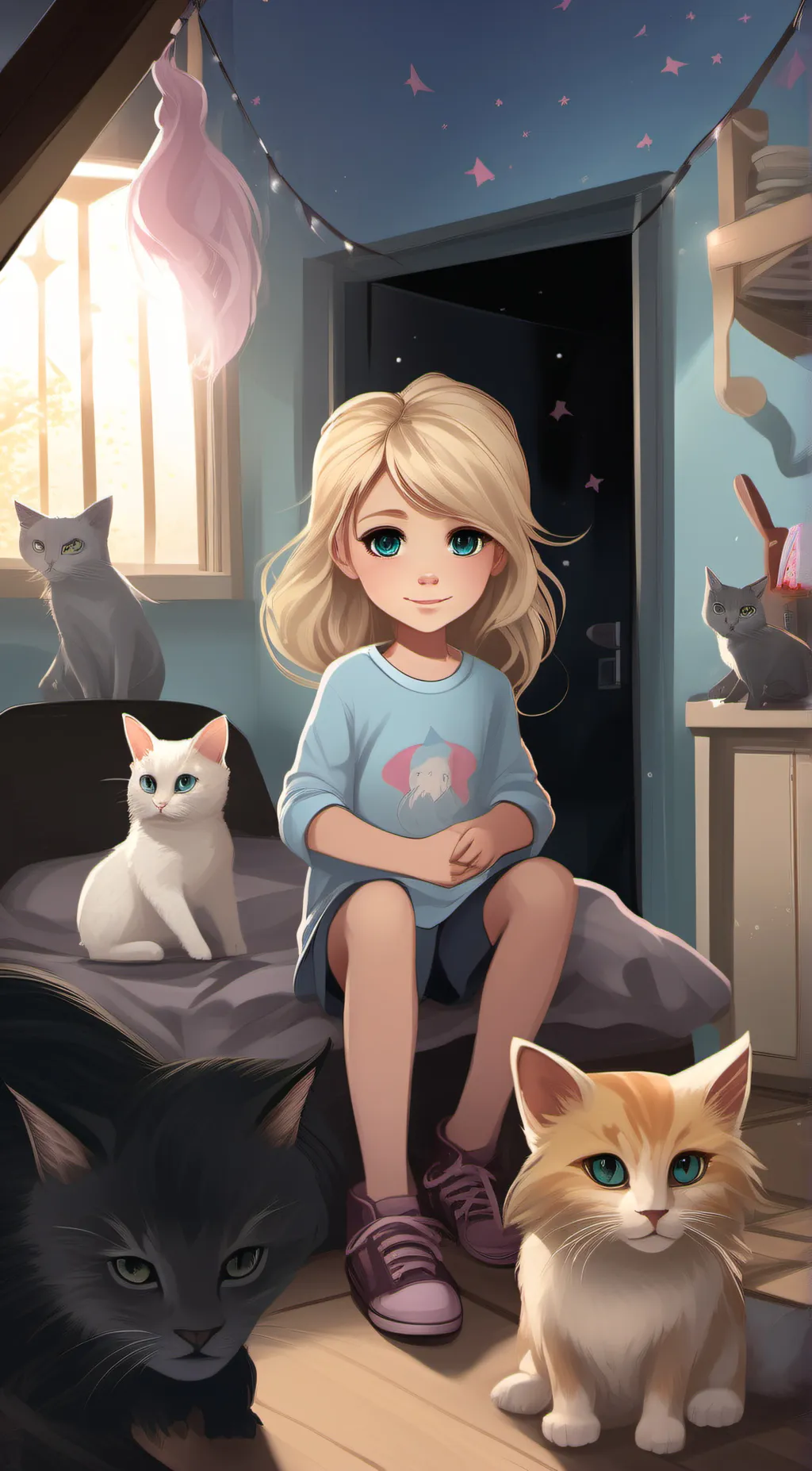 ai character: Aubrey background