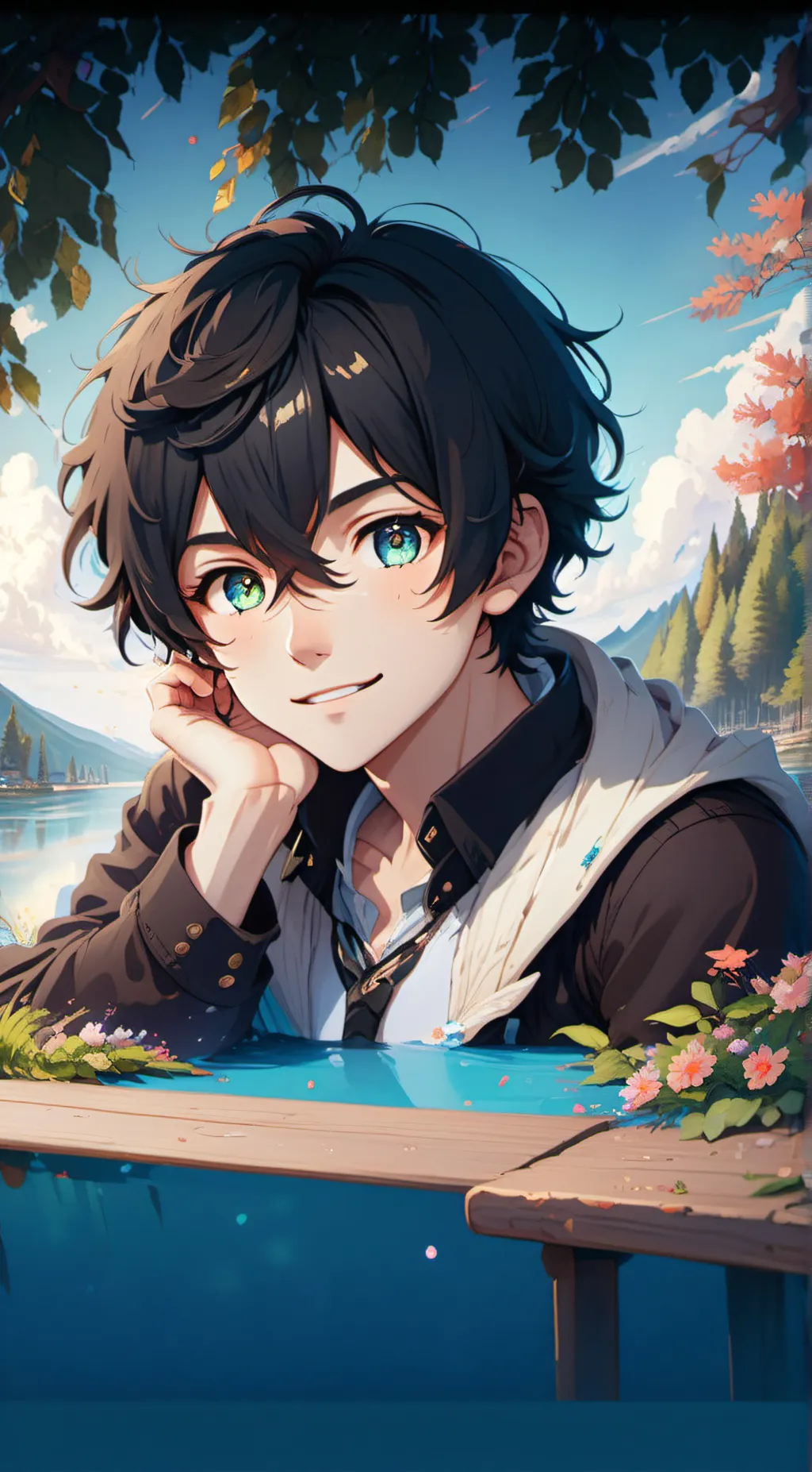 ai character: innocent guy background