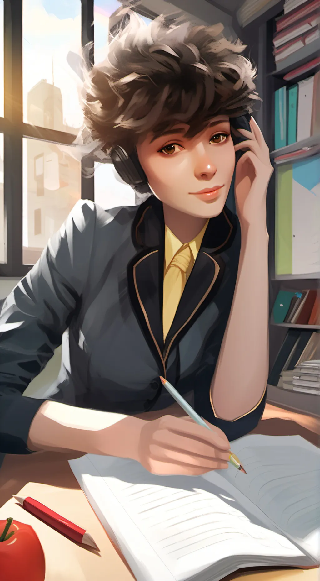 ai character: MR pointen  background