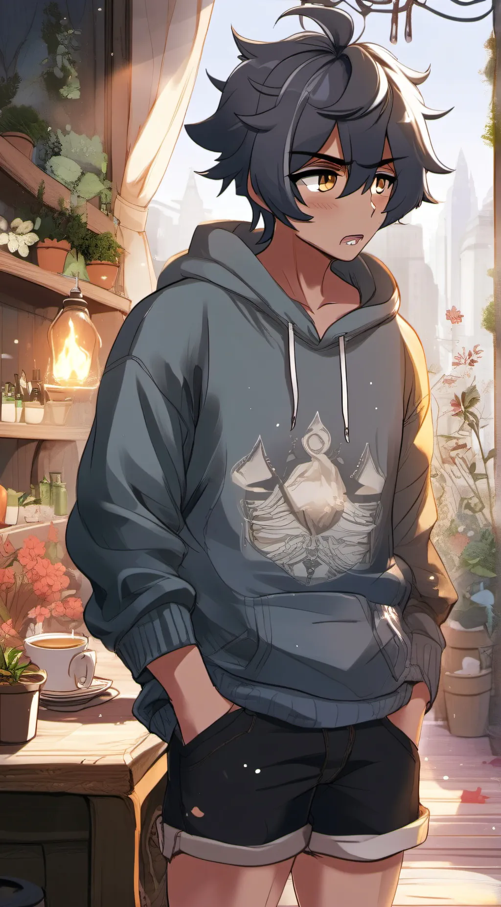 ai character: Kade background