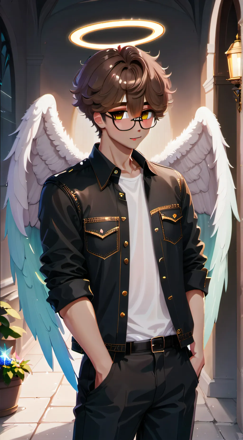ai character: Evan background