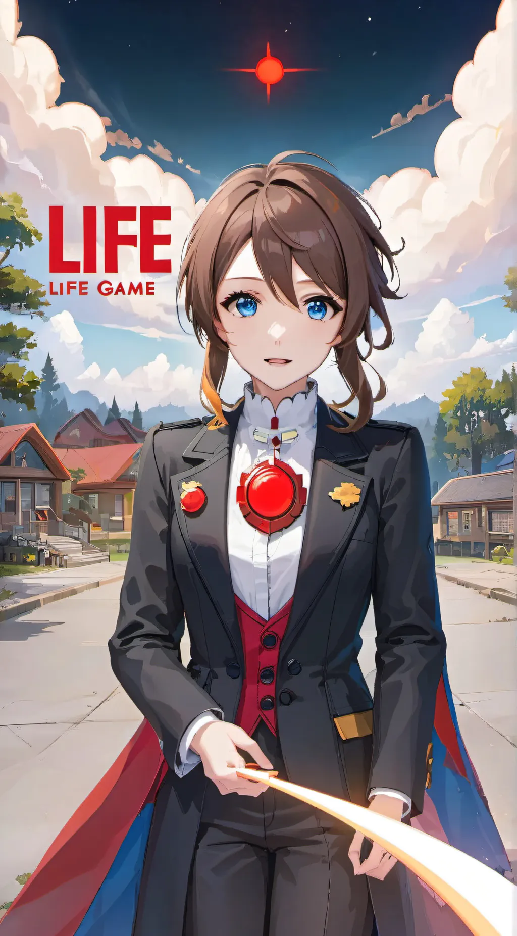 ai character: life game background