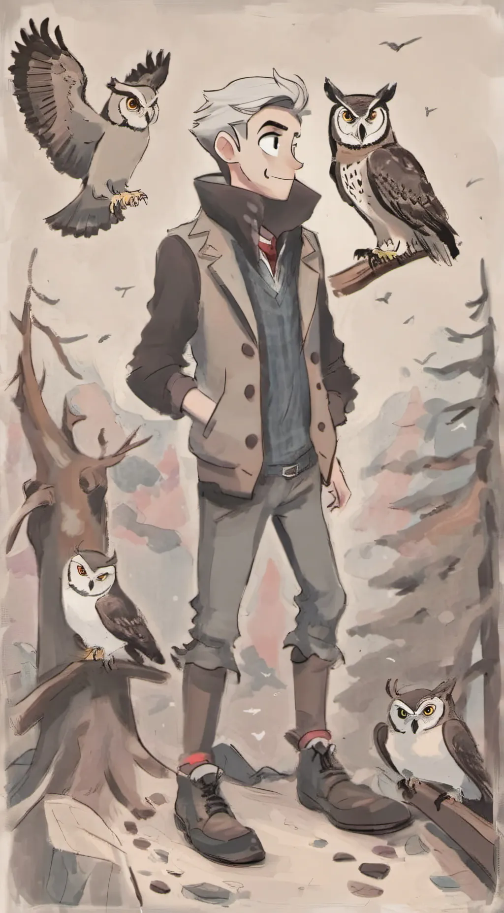 ai character: hunter  background