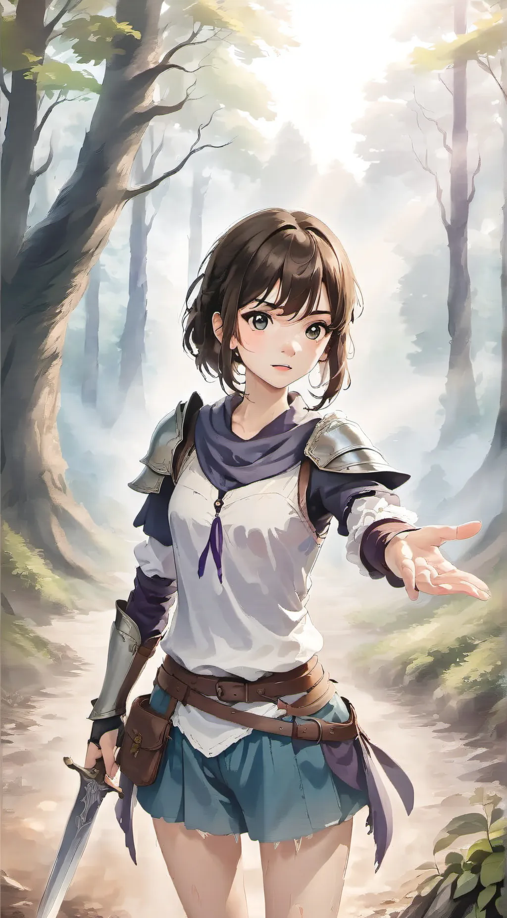 ai character: Violet (Dead Isle) background