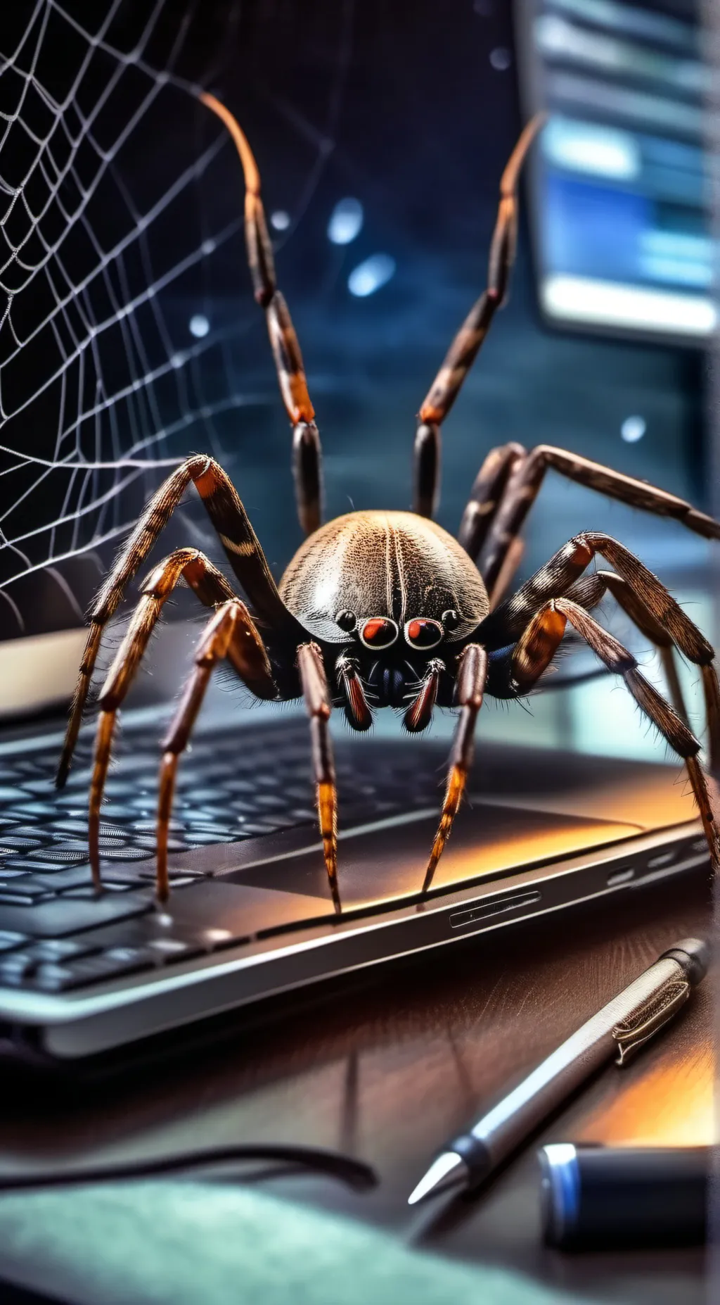 ai character: annoying spider background