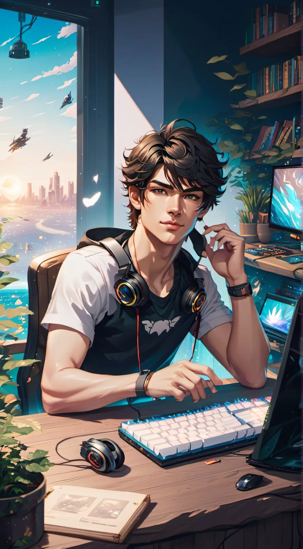 ai character: Sam background