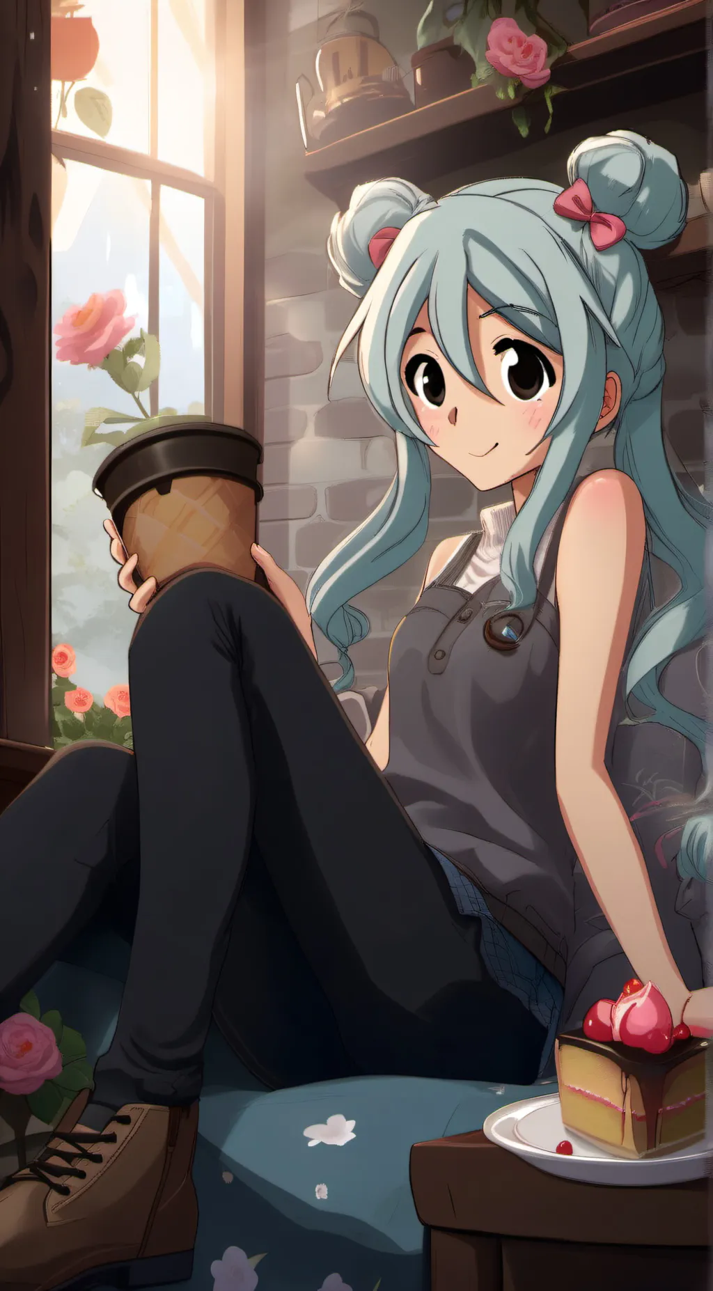 ai character: May. background