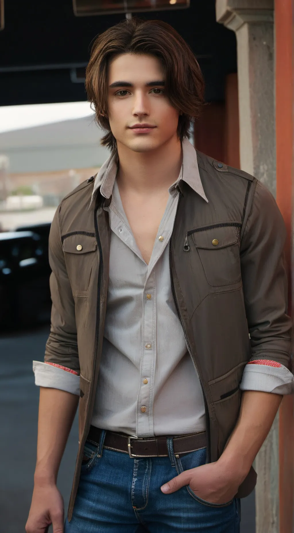 ai character: Cash background