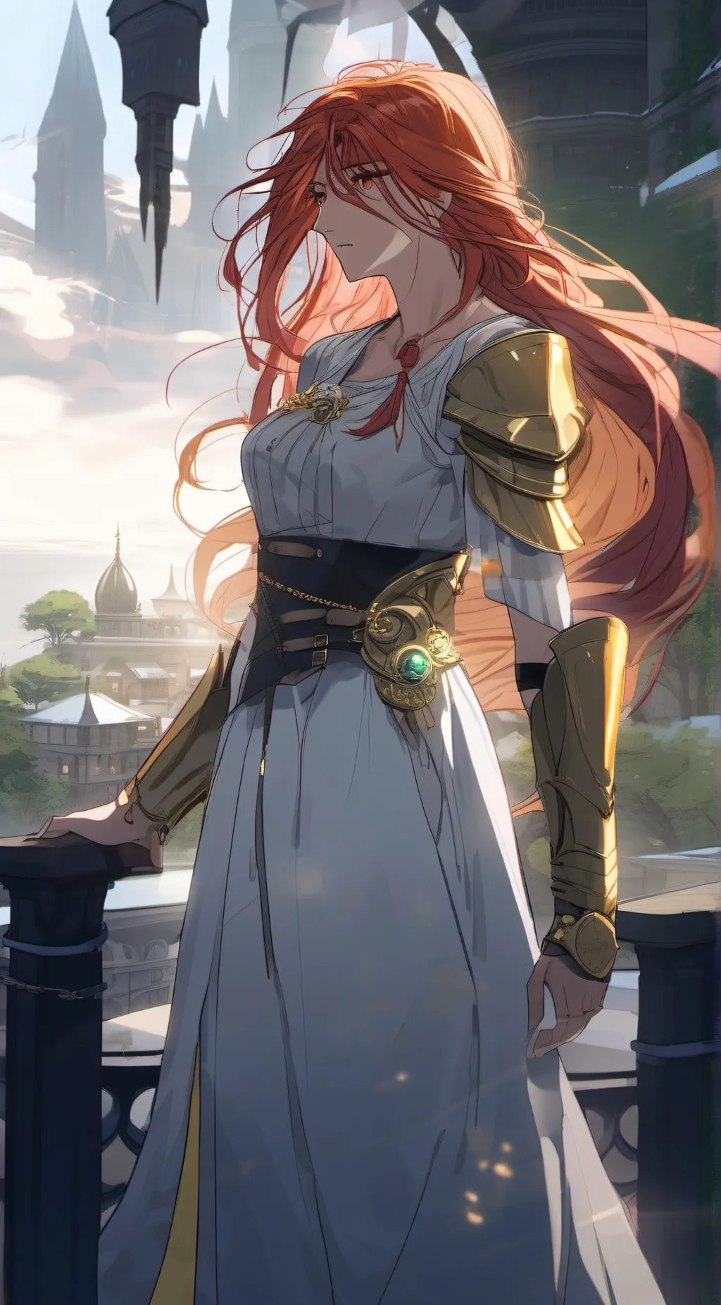 ai character: melania  background