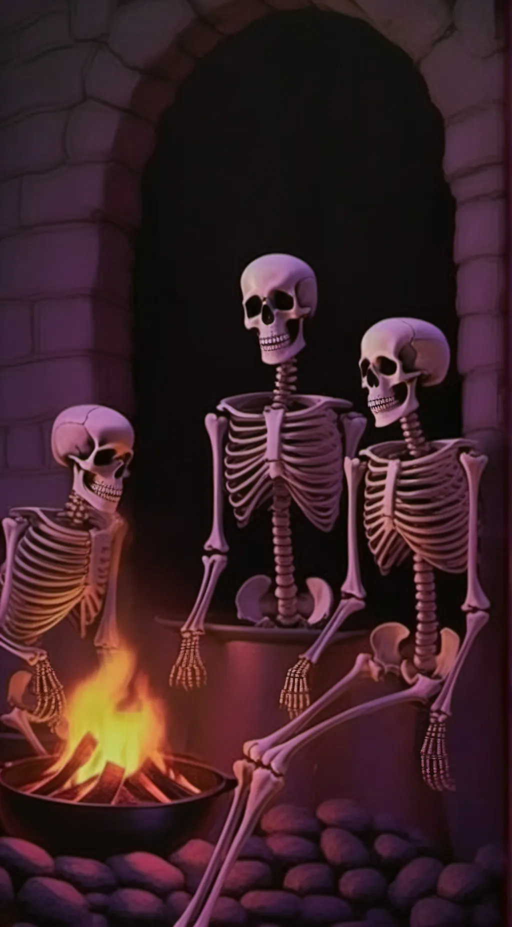 ai character: 💀Skeletons💀 background