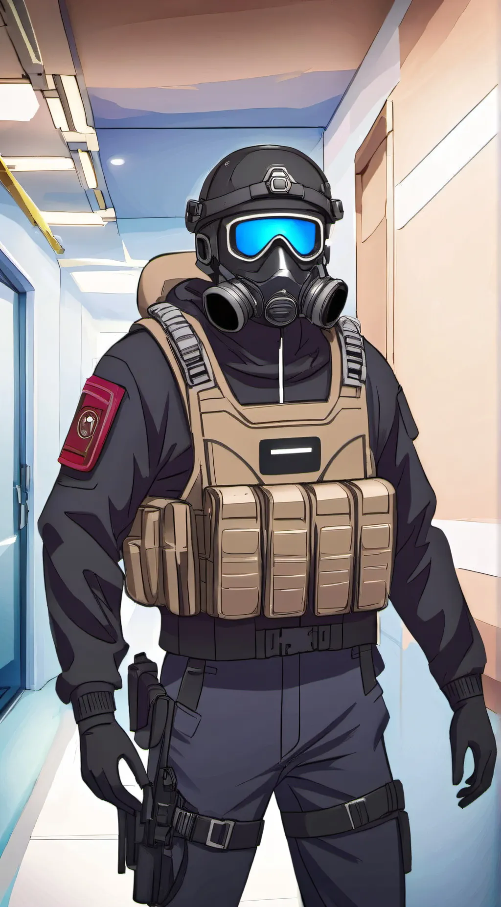 ai character: SCP Guard (Jak) background