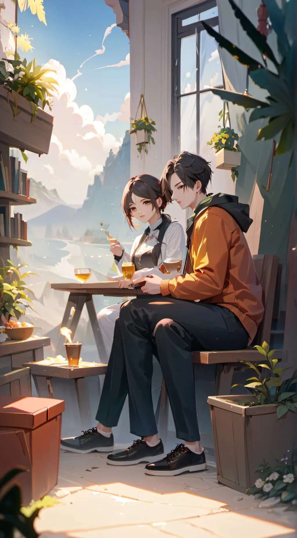 ai character: lizzy and jake background