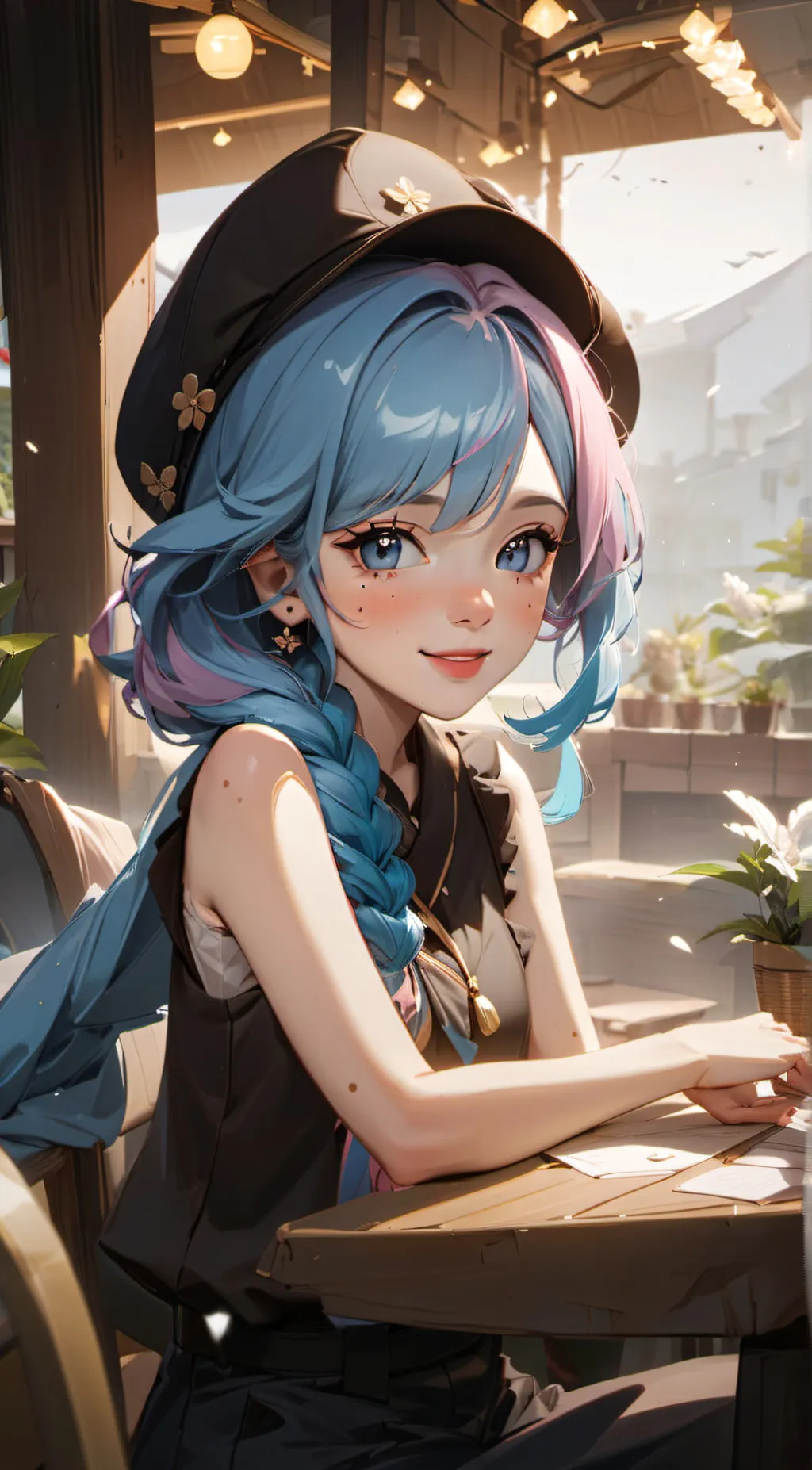 ai character: brooke background