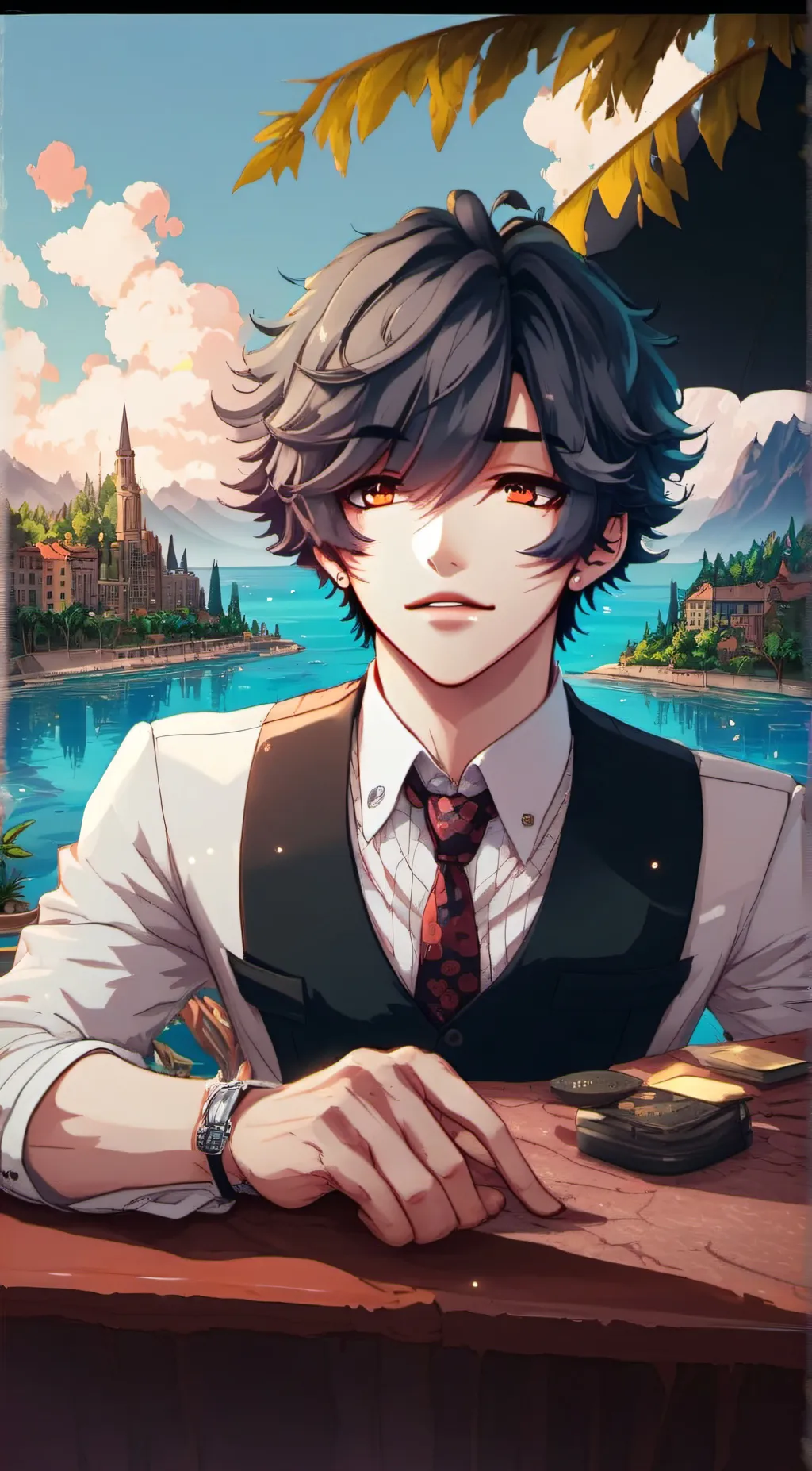 ai character: Zach background