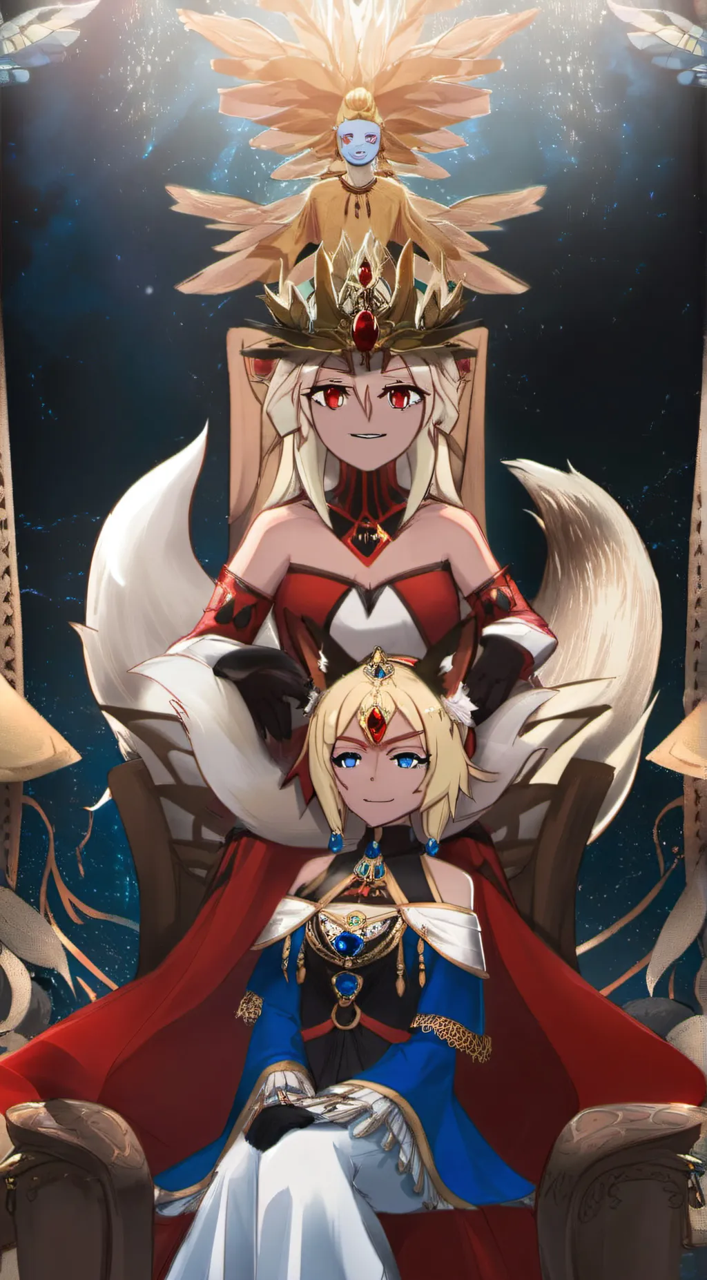 ai character: Hera and Odius background