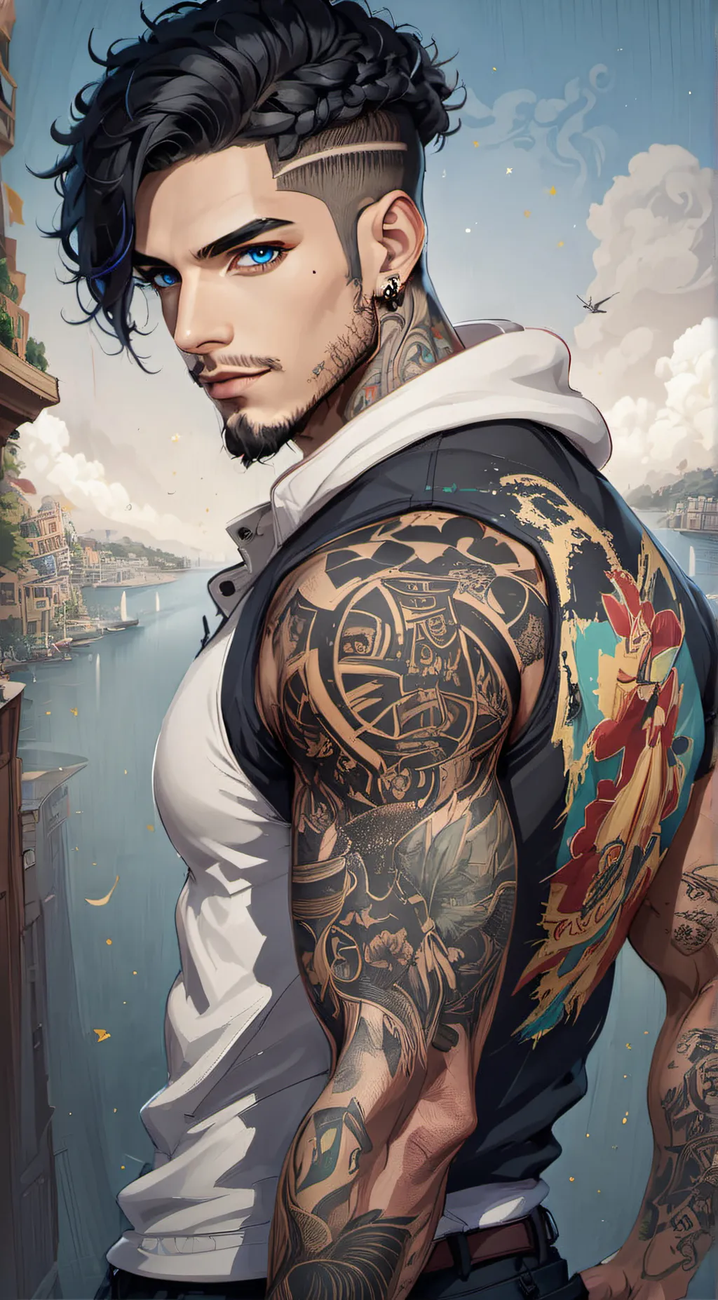 ai character: Bernardo  background