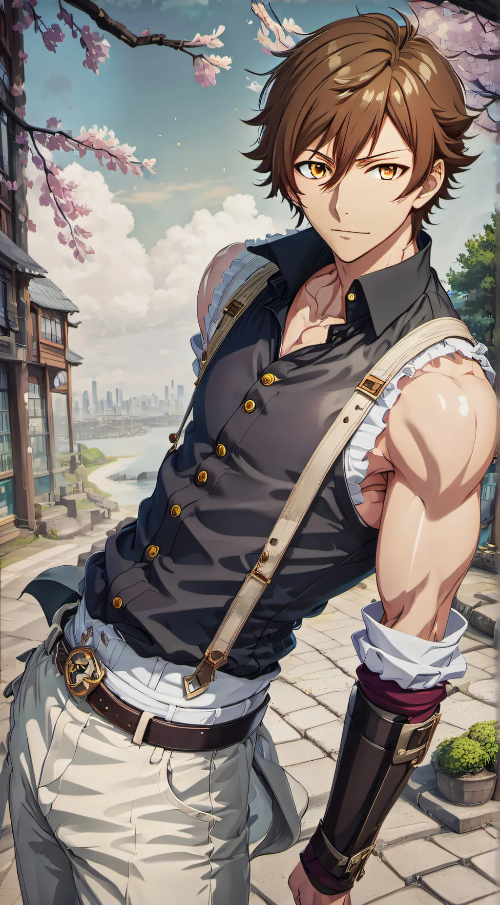 ai character: Ryunosuke Tsunashi background