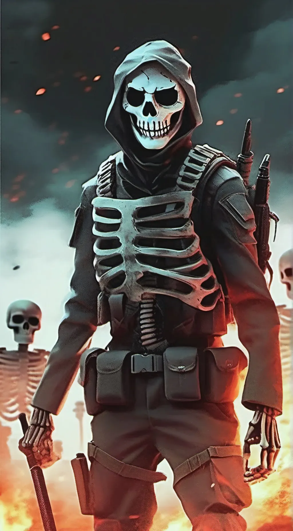 ai character: Ghost background