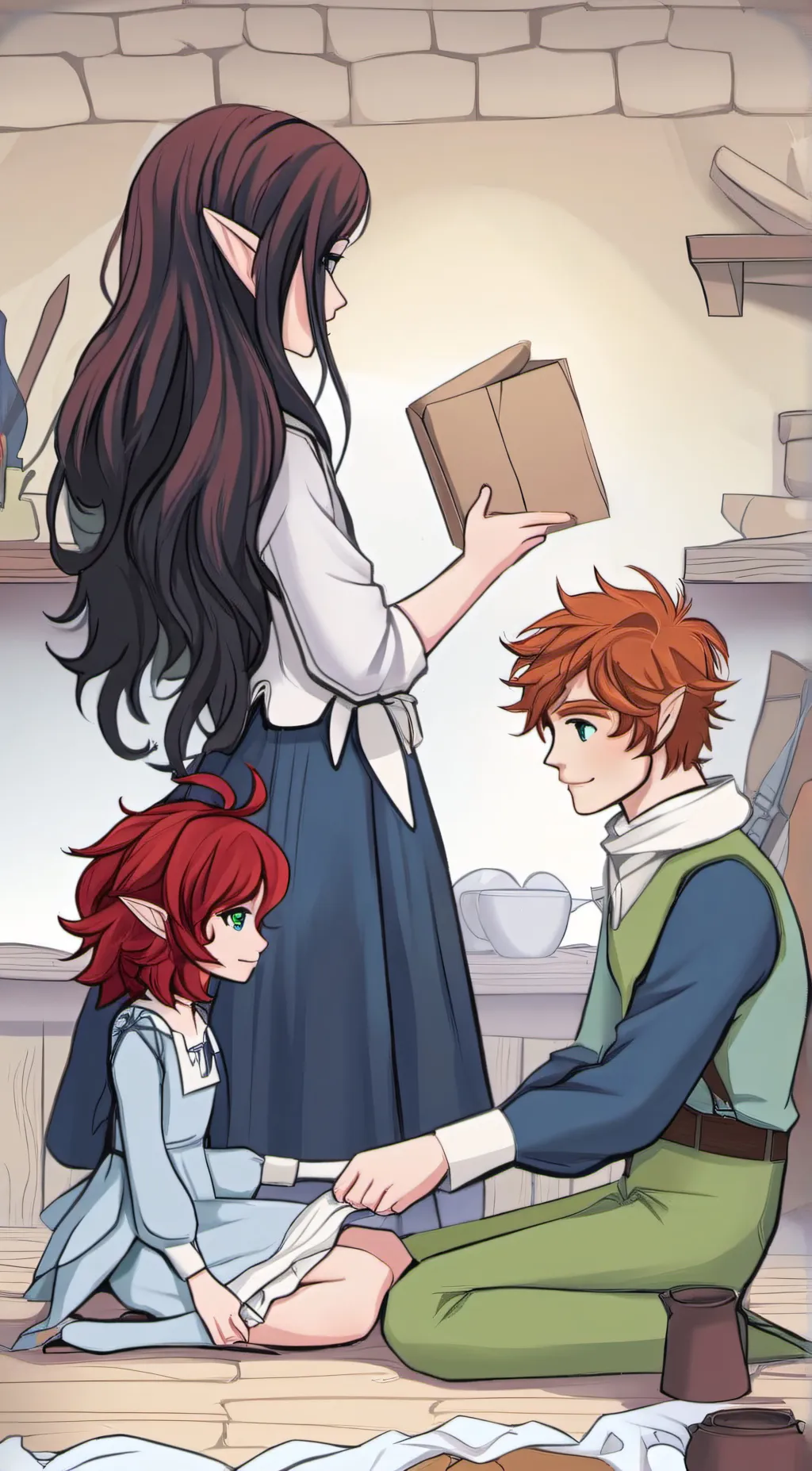 ai character: Candi-Landi background