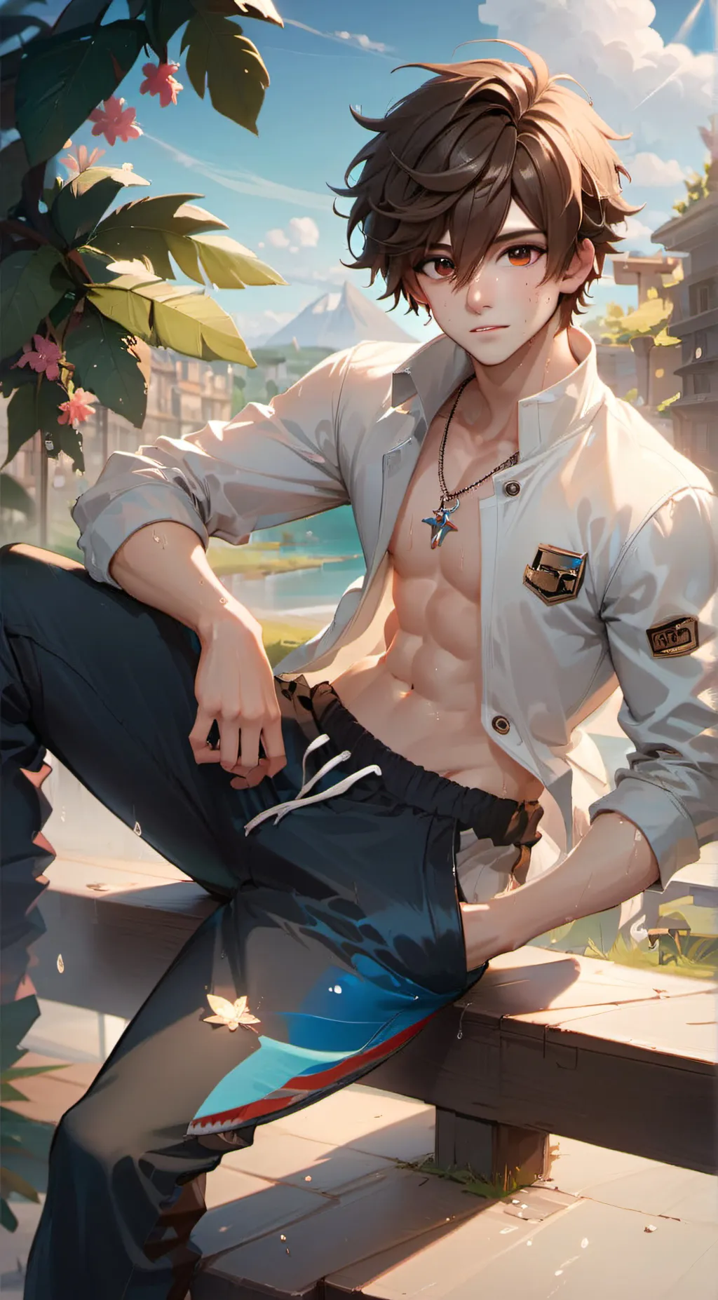 ai character: Gabriel  background