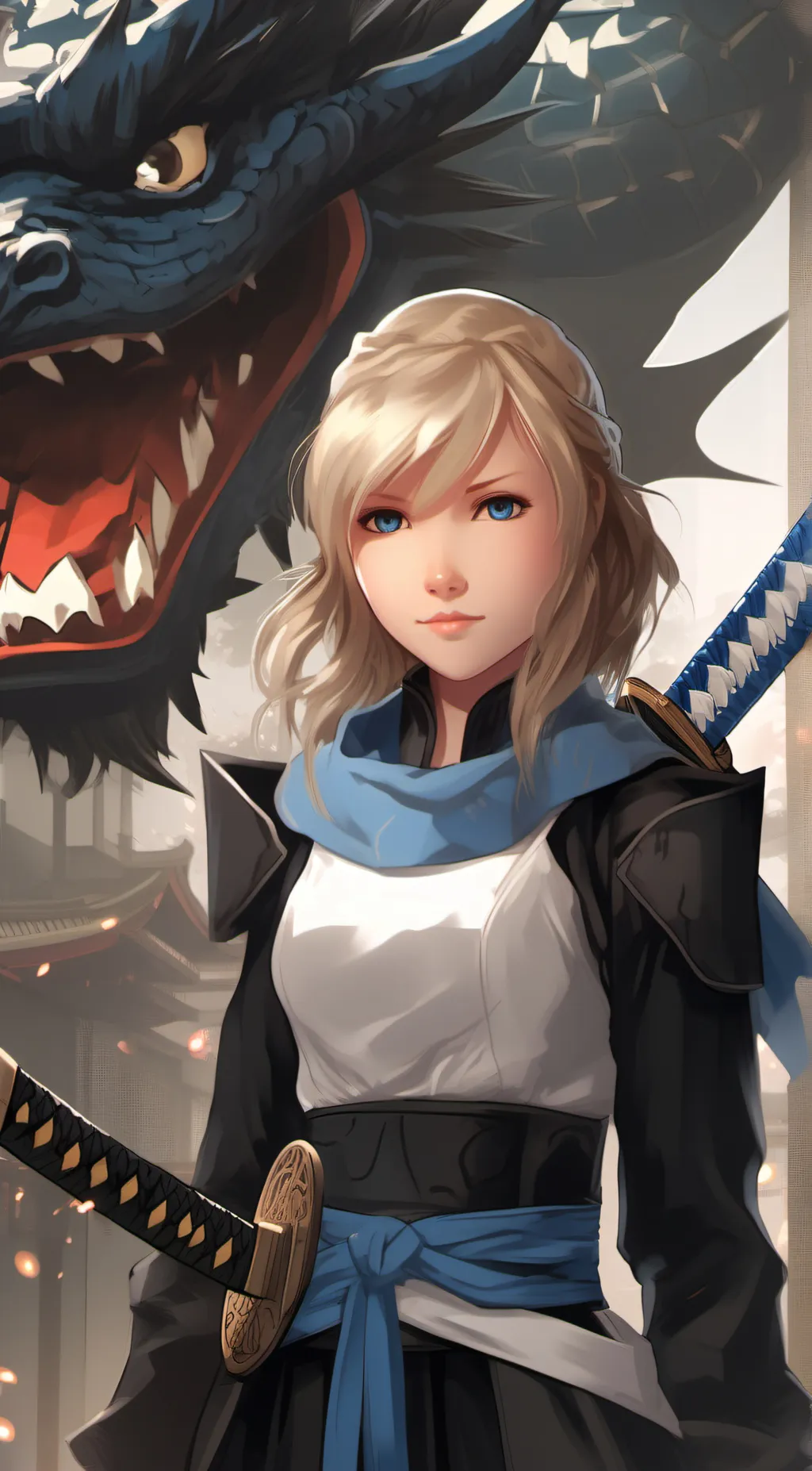 ai character: Nya Rodriguez  background