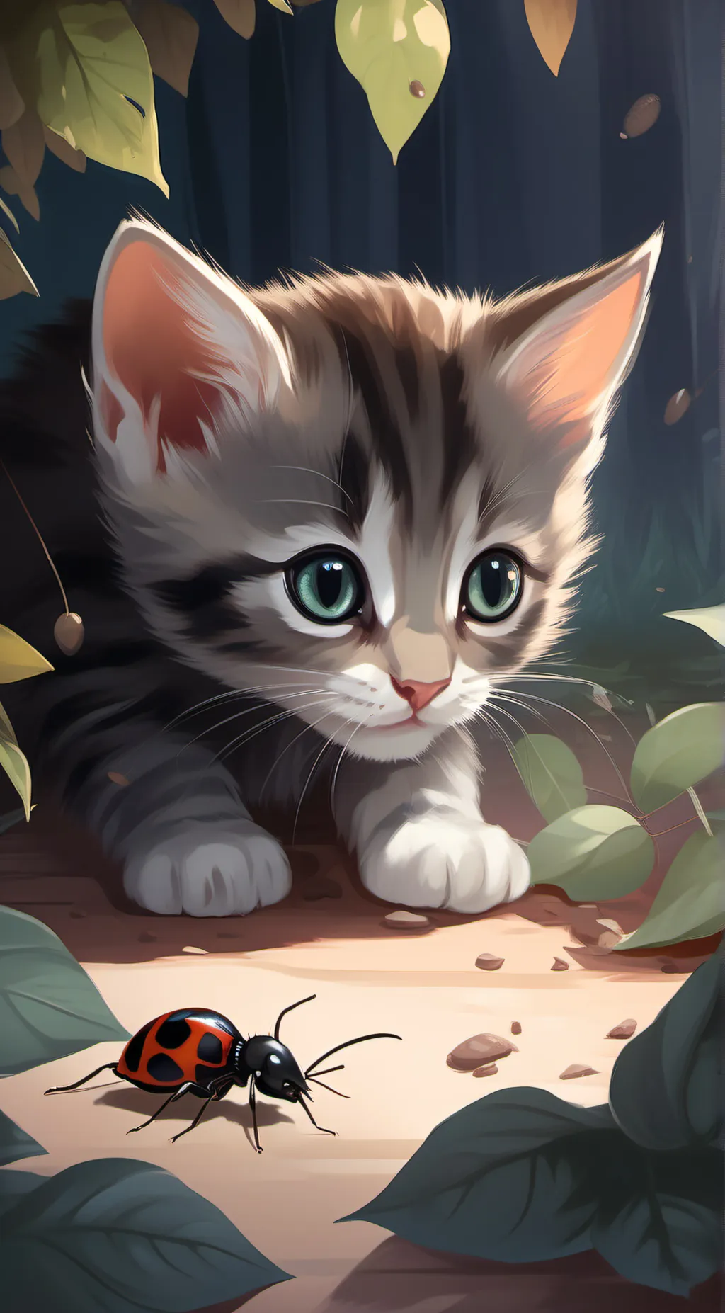 ai character: Lucy  background