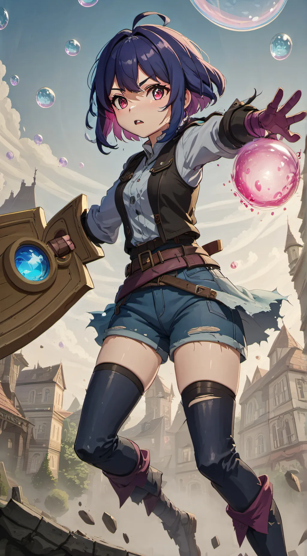 ai character: Pibby  background