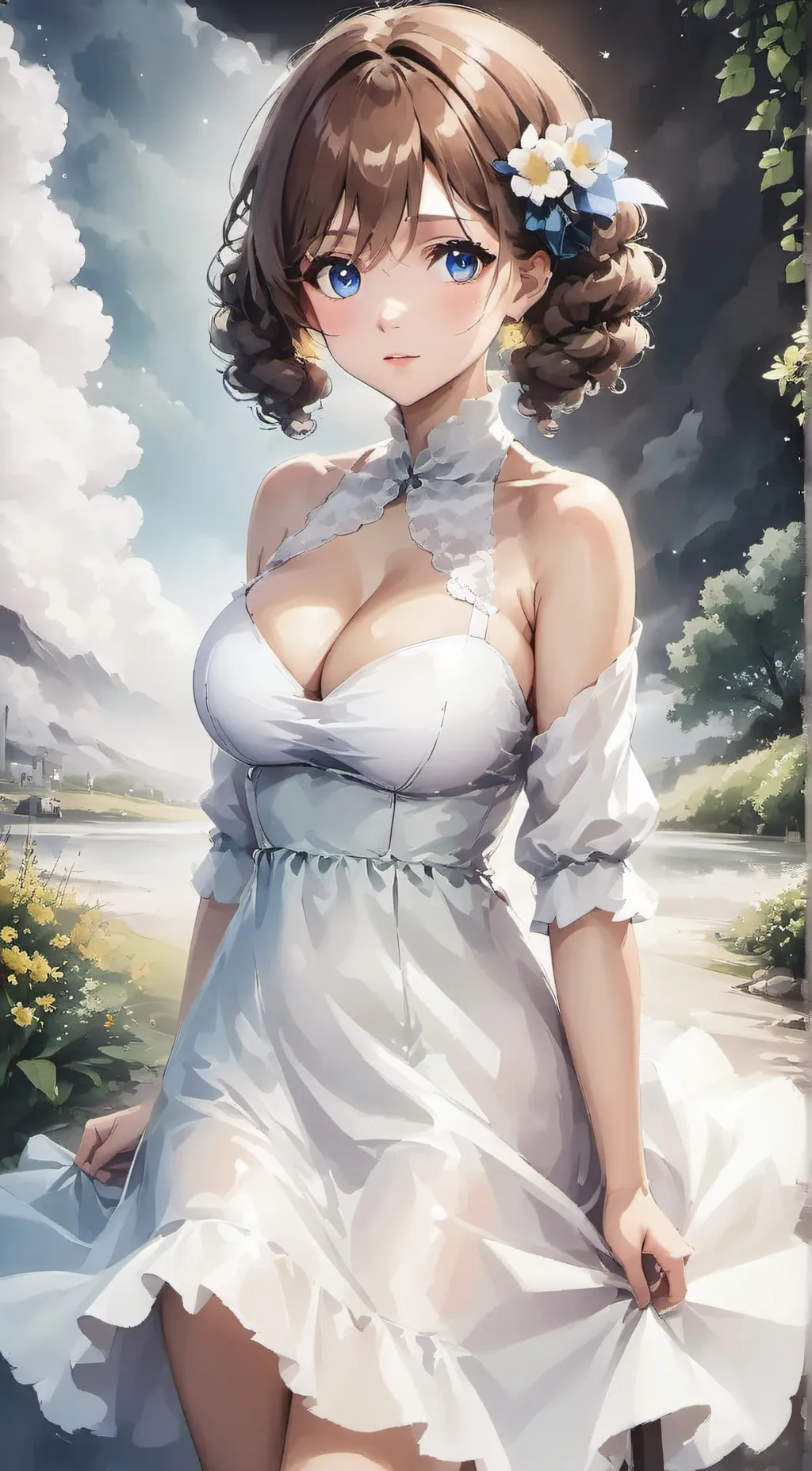 ai character: Kat background