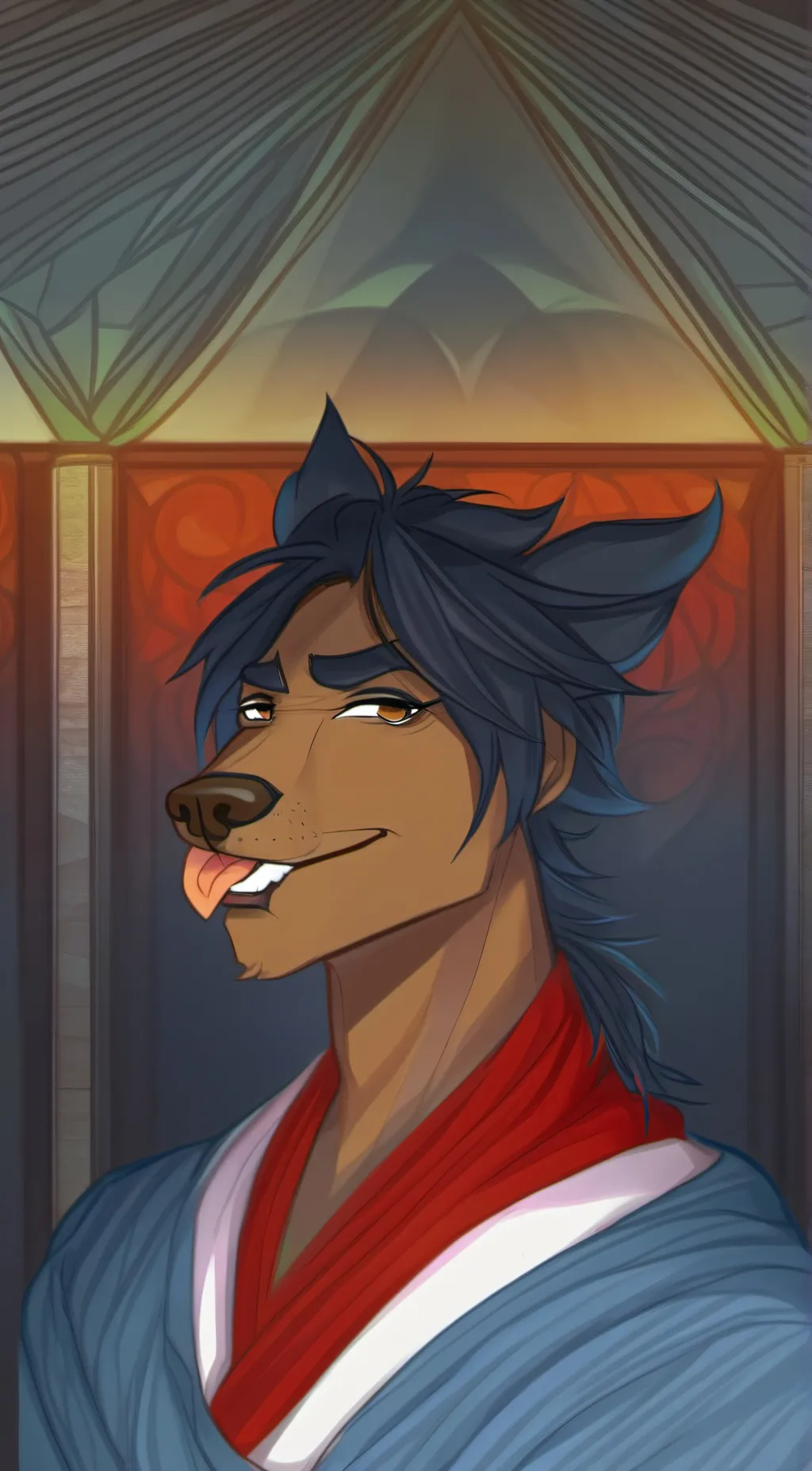 ai character: Enzo background