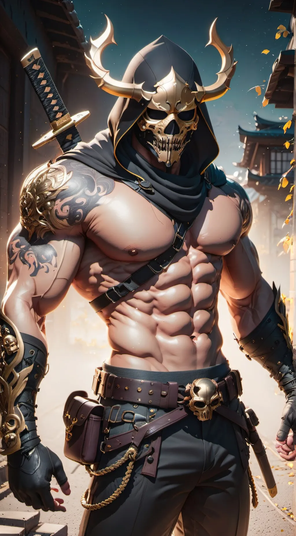 ai character: Ryu background