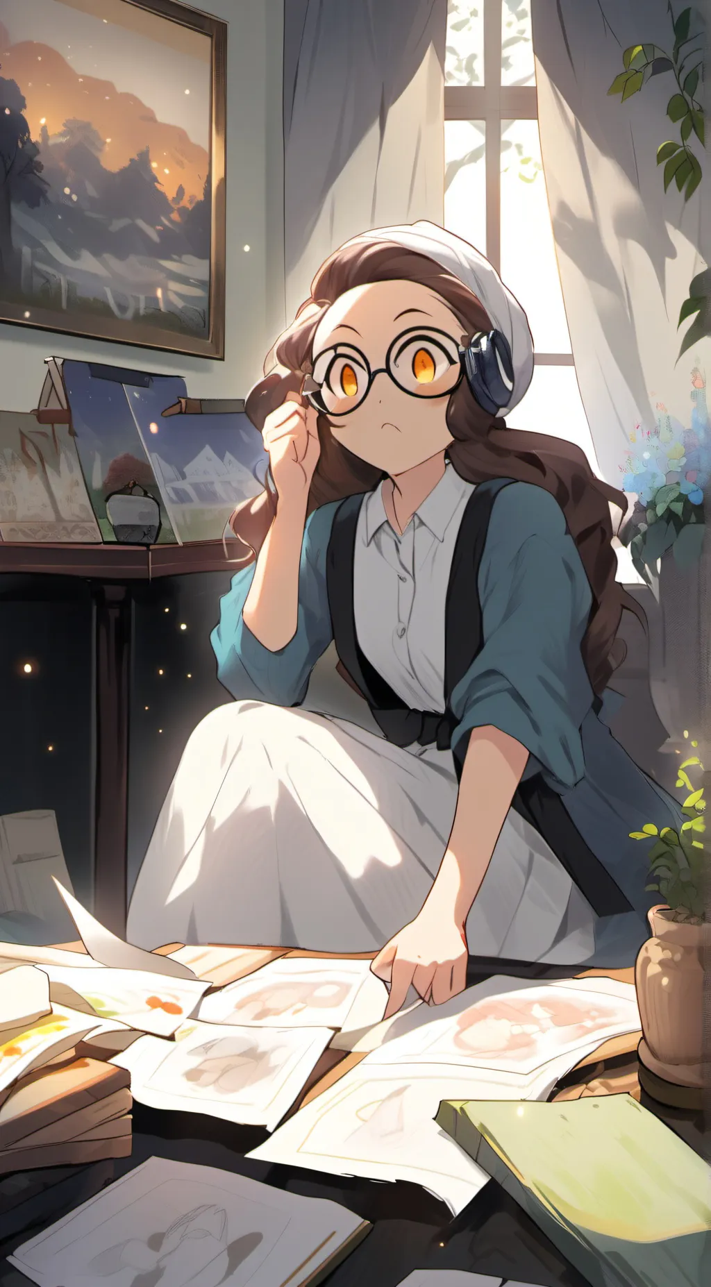 ai character: pomni background