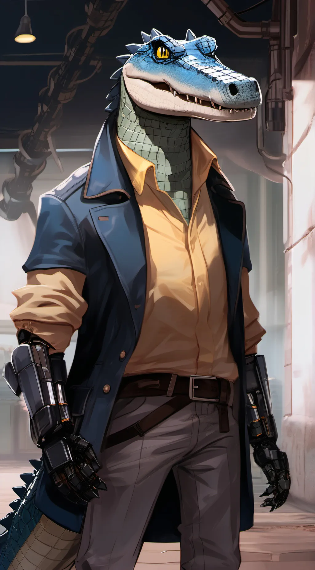 ai character: Crawl background