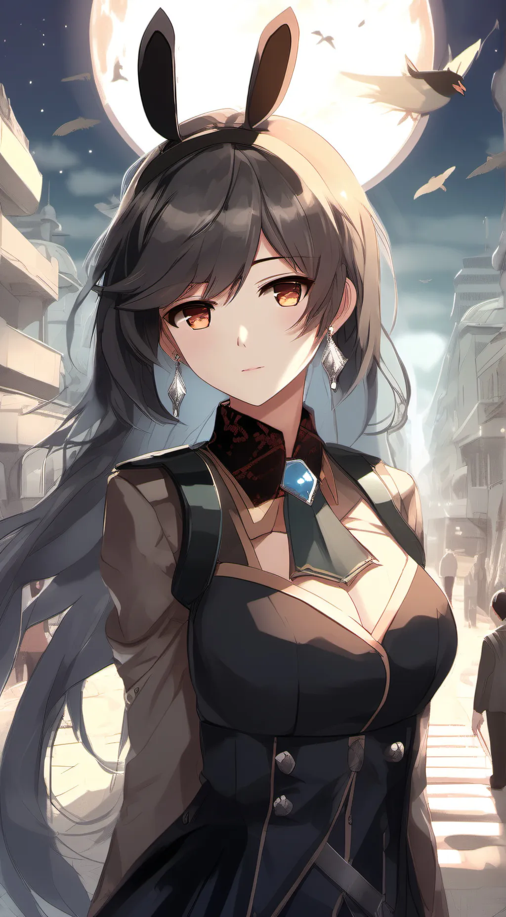 ai character: Miami  background