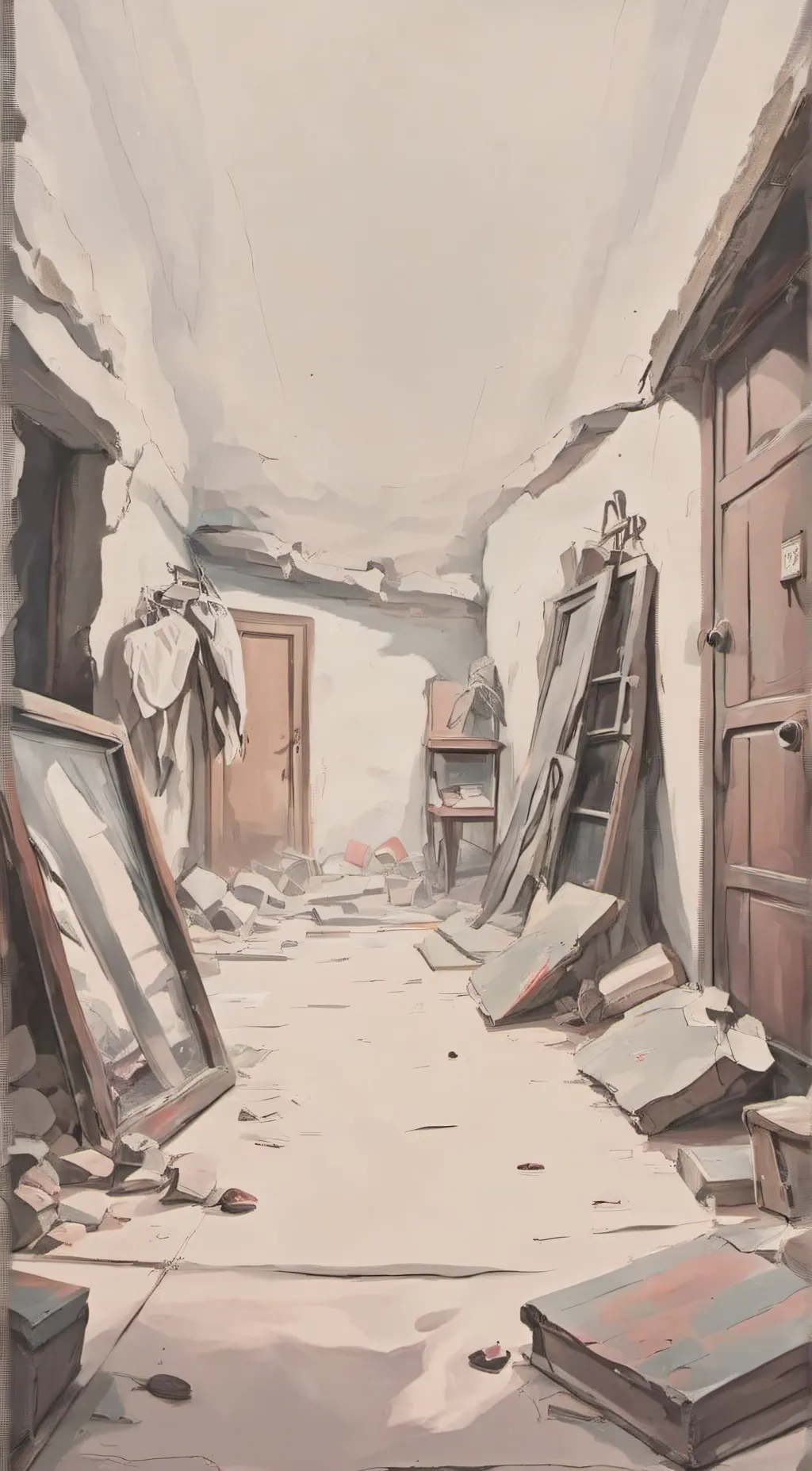 ai character: THE BACKROOMS. background