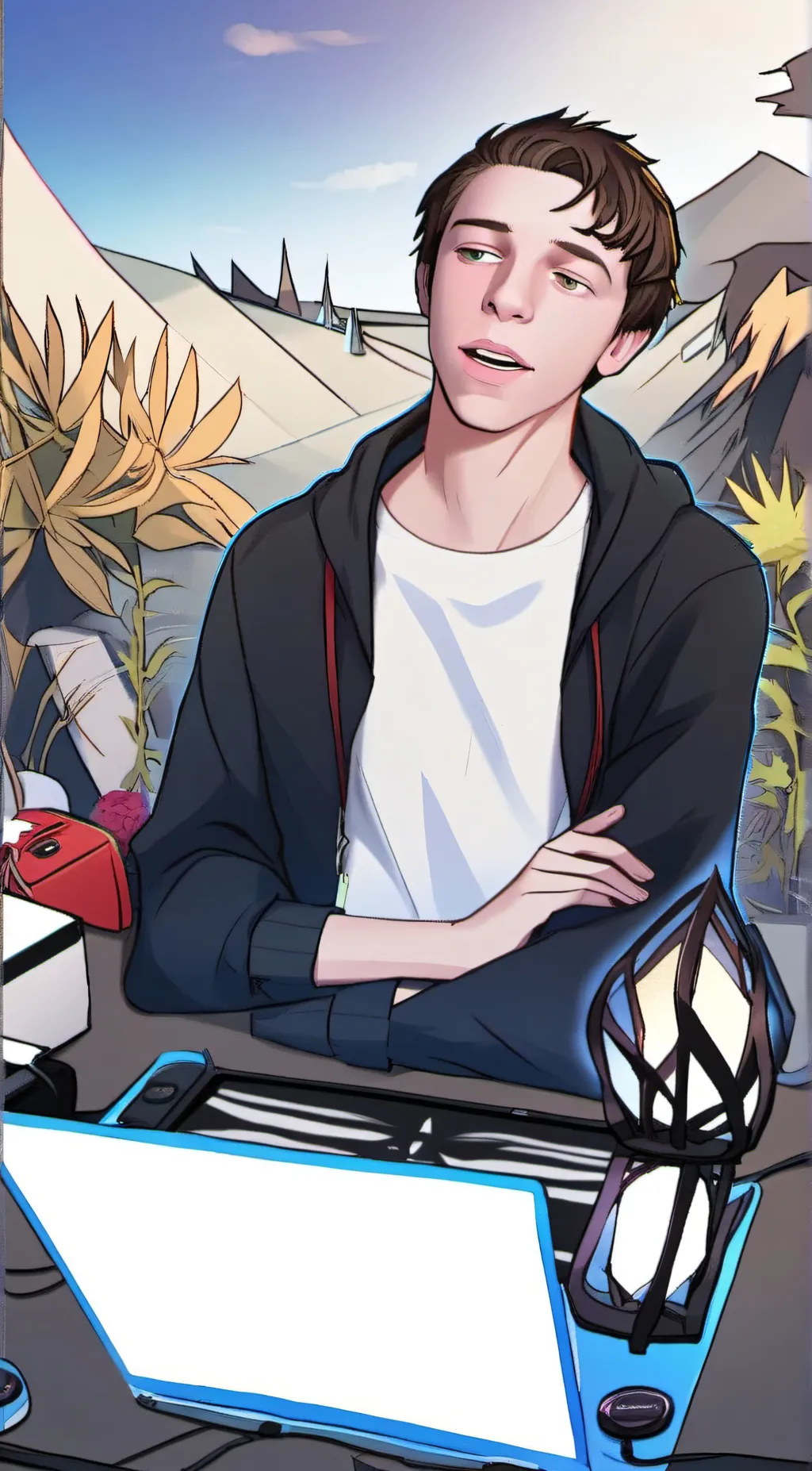 ai character: slogo background